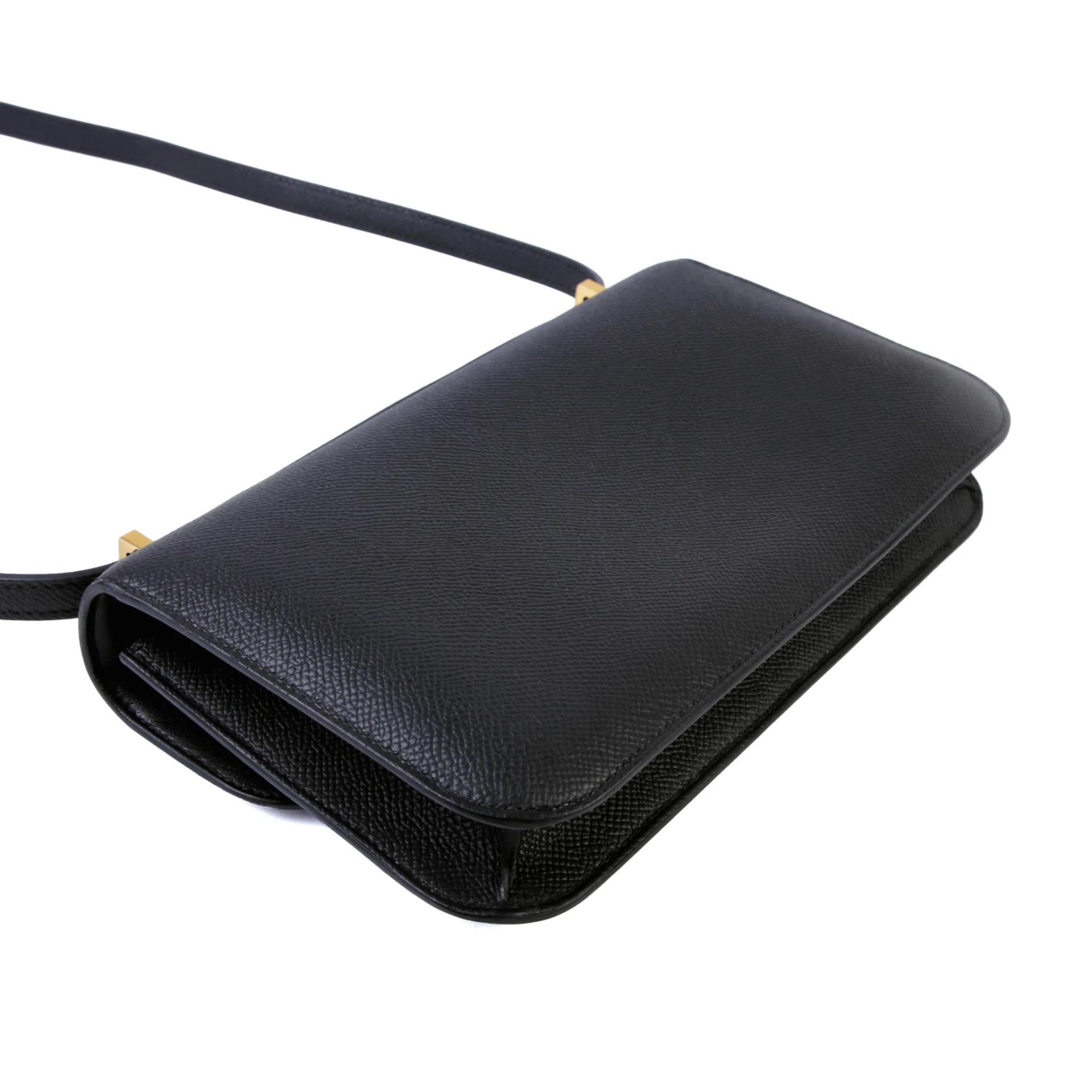 全新 HERMÈS 愛馬仕 Constance 康康 Elan 89 黑色 Noir (Black) Epsom牛皮 金扣 G刻 2026年 - 6