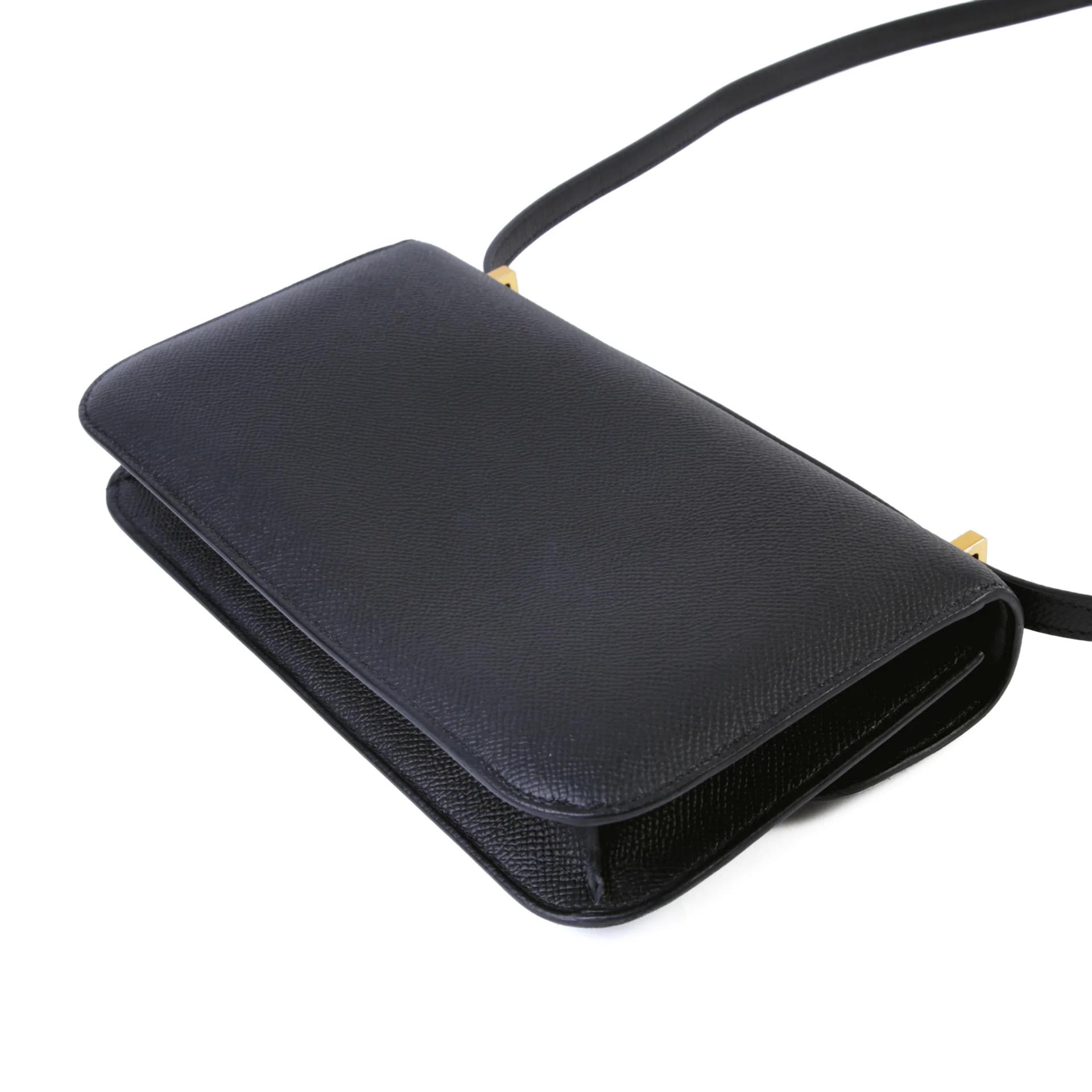 全新 HERMÈS 愛馬仕 Constance 康康 Elan 89 黑色 Noir (Black) Epsom牛皮 金扣 G刻 2026年 - 7