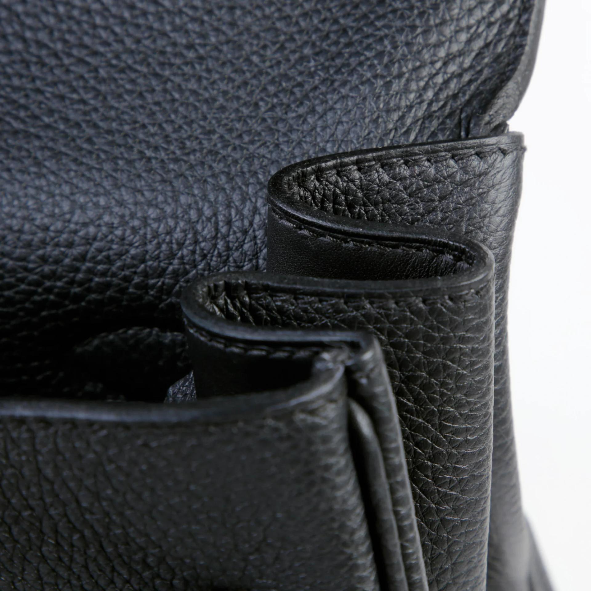 未使用保存品 HERMÈS 愛馬仕 Kelly 42 Maxi 89 黑色 Noir (Black) Togo小牛皮 銀扣 G刻 2026年 - 11