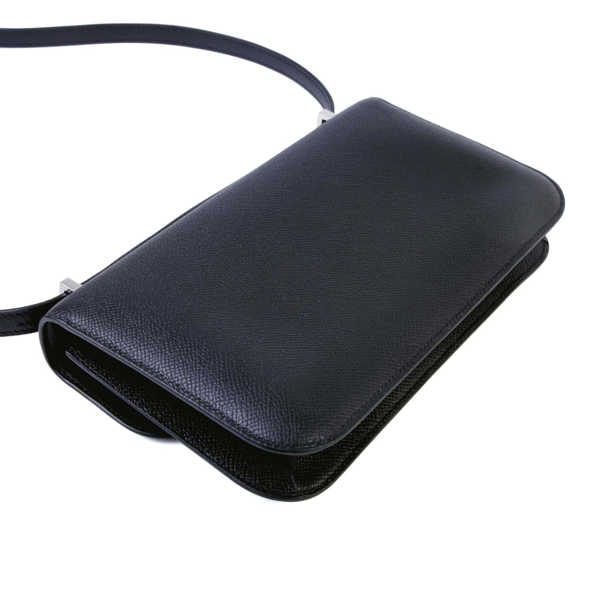 全新 HERMÈS 愛馬仕 Constance 康康 Elan 89 黑色 Noir (Black) Epsom牛皮 銀扣 K刻 2025年 - 6