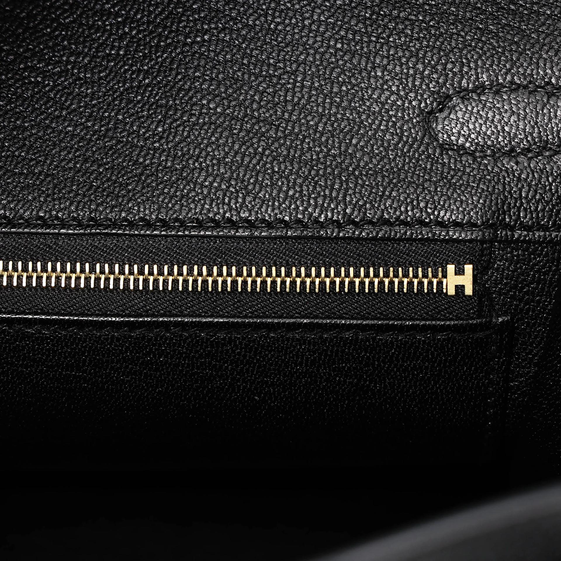 Brand New ( Rank N ) HERMÈS Birkin 25 Noir (89) Togo Gold hardware G (2026) - 11
