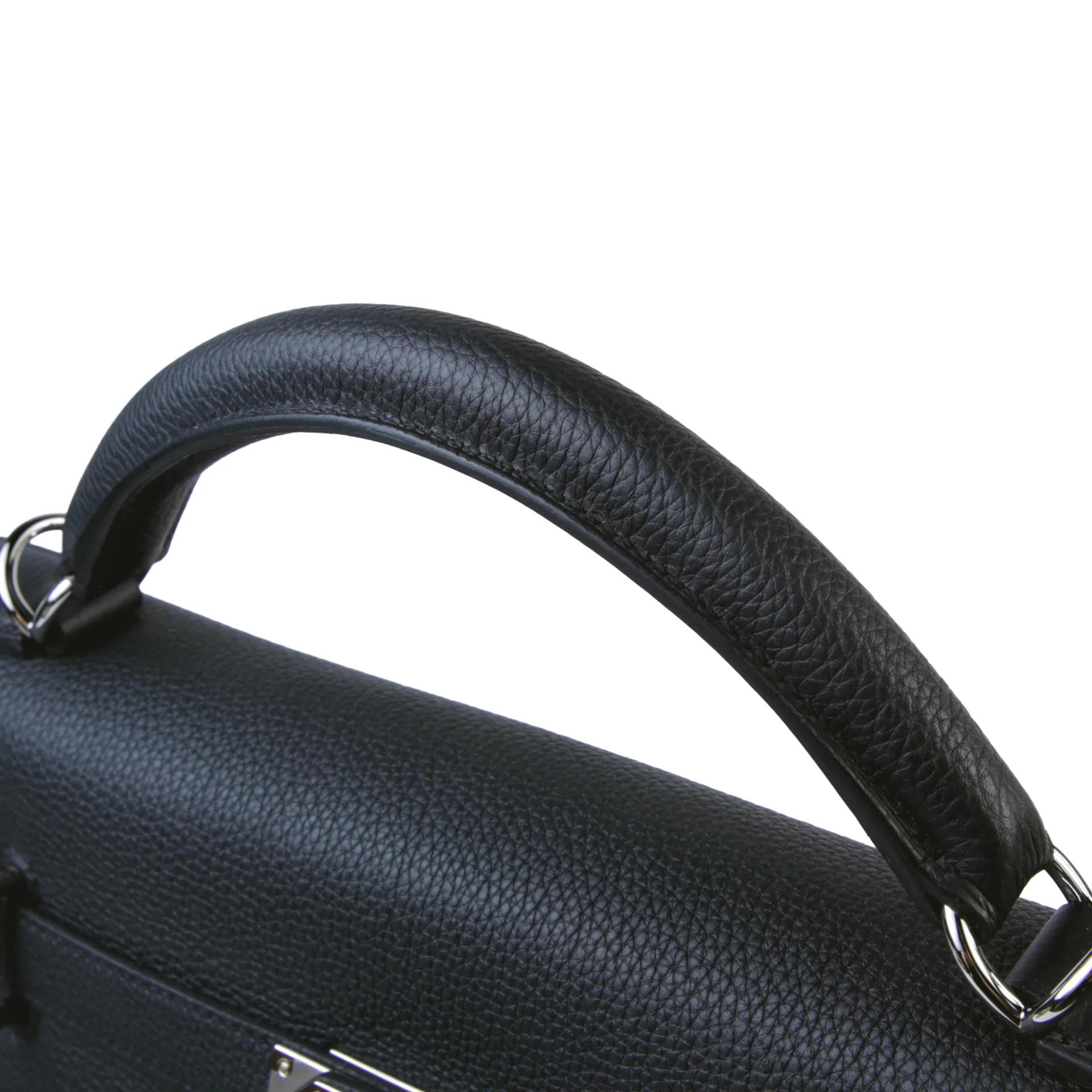 未使用保存品 HERMÈS 愛馬仕 Kelly 42 Maxi 89 黑色 Noir (Black) Togo小牛皮 銀扣 G刻 2026年 - 3