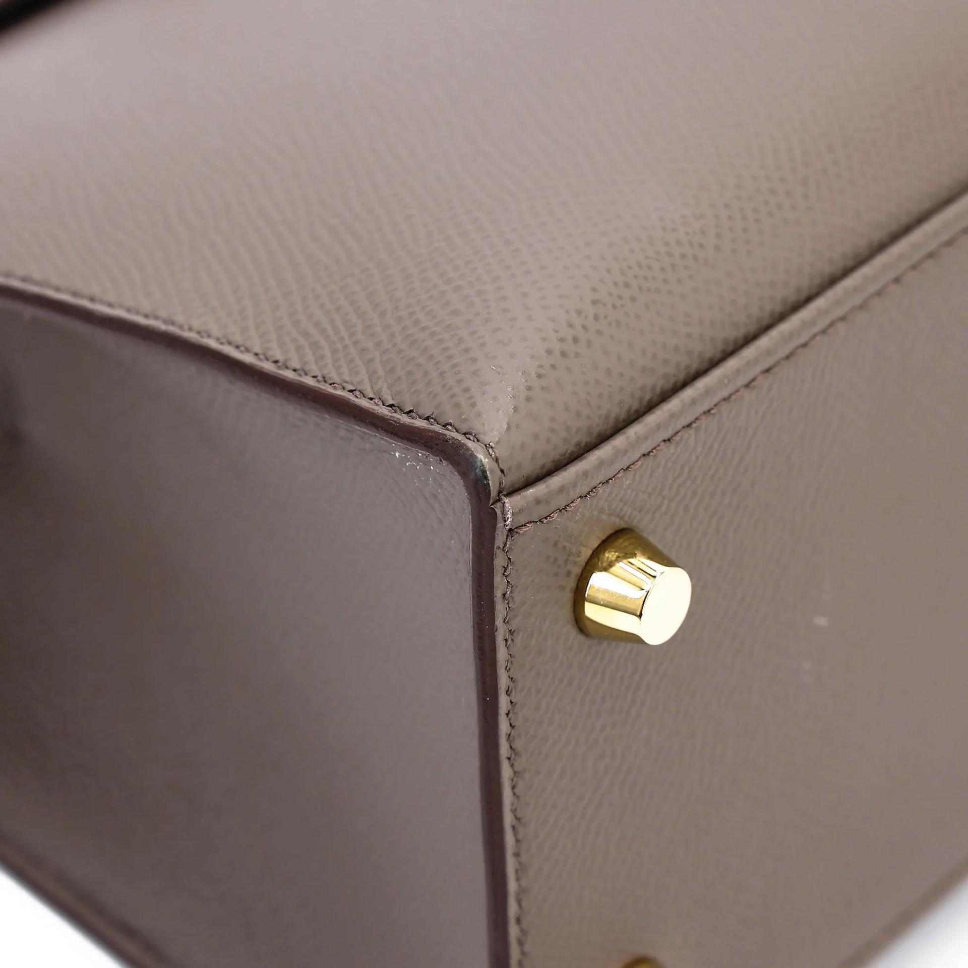 A美品 HERMÈS 愛馬仕 Kelly 25 外縫 8F 錫器灰 Etain Epsom牛皮 金扣 Y刻 2020年 - 12