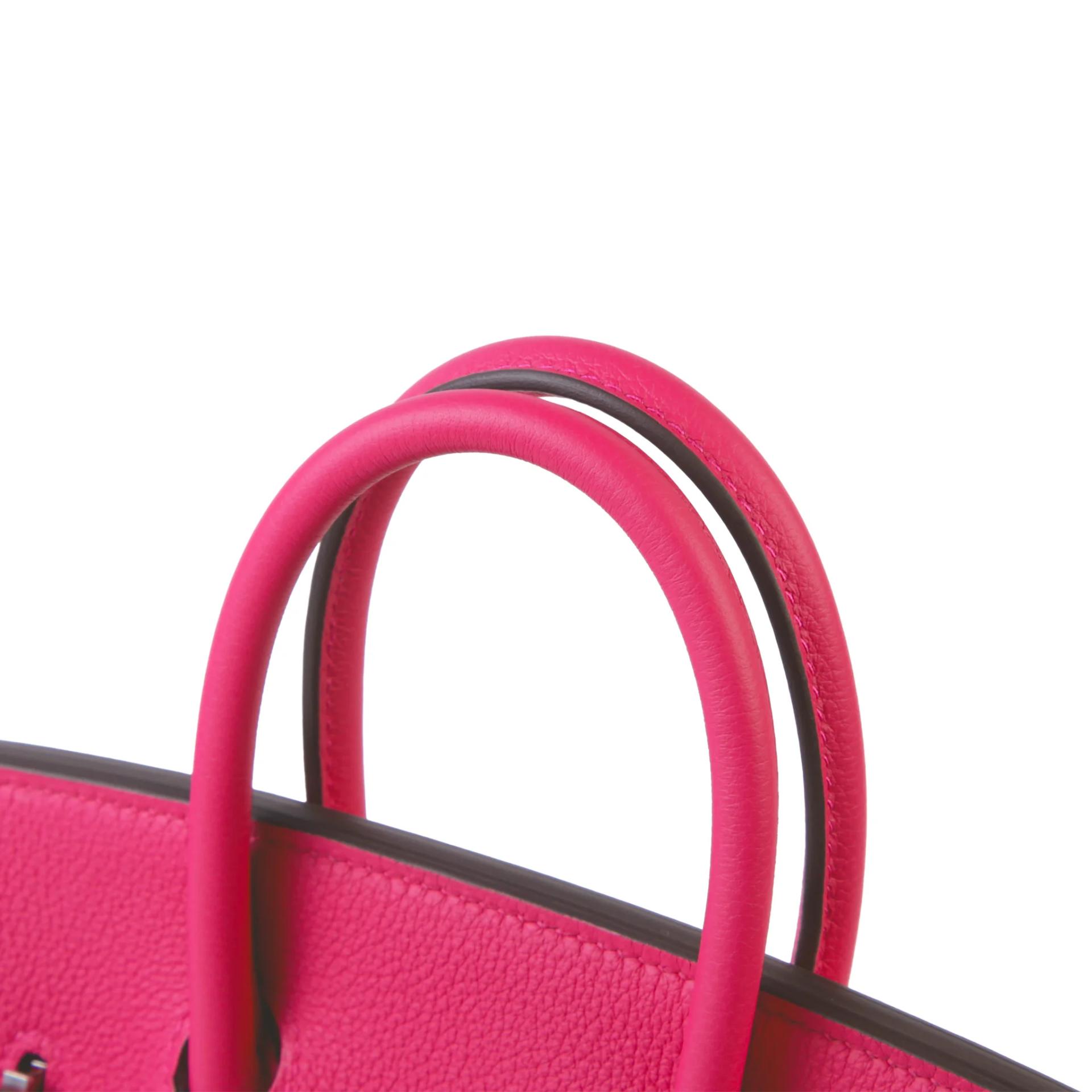 全新 HERMÈS 愛馬仕 Birkin 25 0D 墨西哥粉 Rose Mexico Togo小牛皮 銀扣 G刻 2026年 - 3