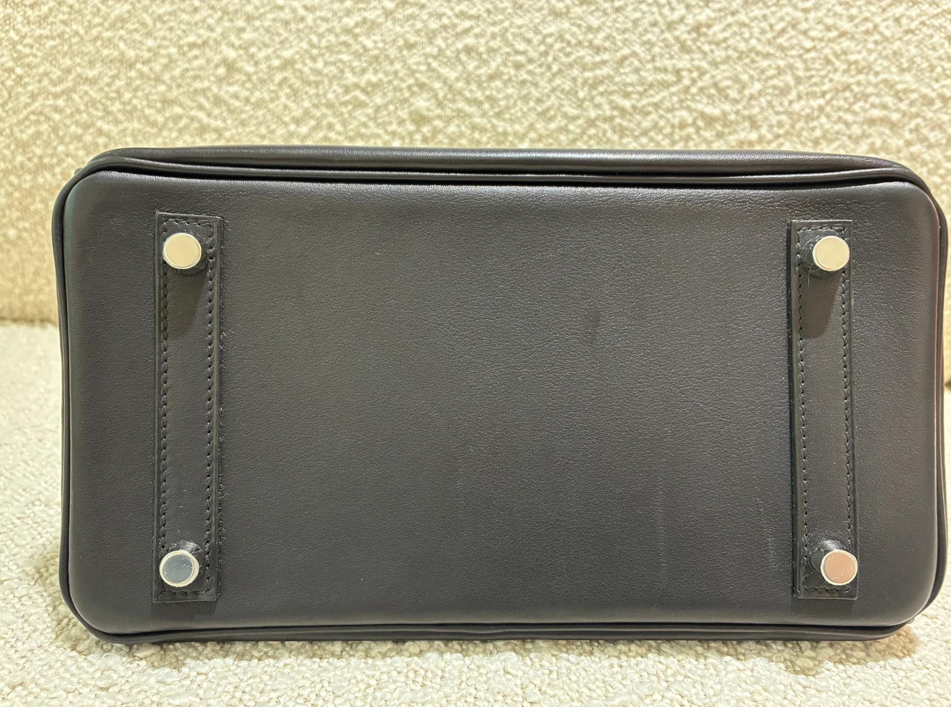 ランク NS 未使用品 HERMÈS エルメス 限定品 バーキンロック25 ブラック (89) ヴォリュプト シルバー金具 W刻印 (2024) - 20