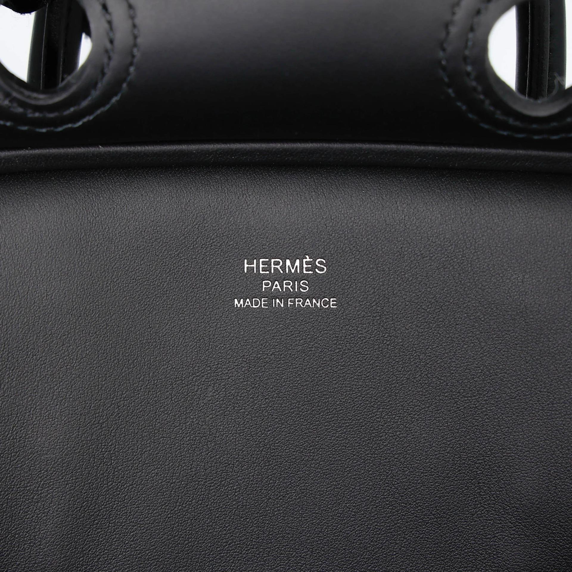 Brand New ( Rank N ) HERMÈS Limited Edition Birkin Cargo 25 Denim Noir (89) Denim Swift Palladium hardware G (2026) - 14