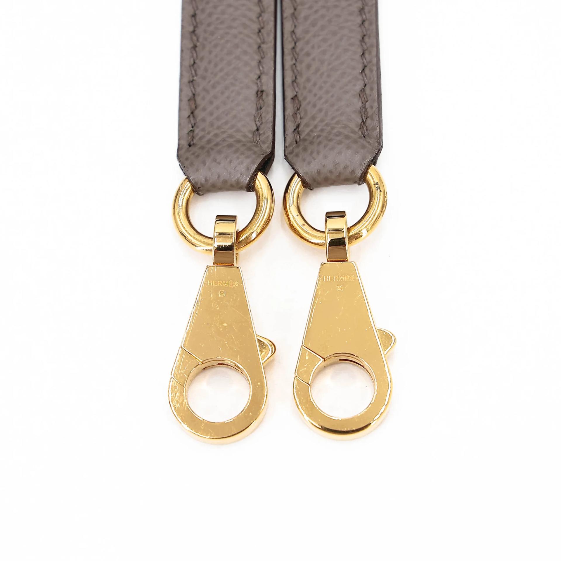 A美品 HERMÈS 愛馬仕 Kelly 25 外縫 8F 錫器灰 Etain Epsom牛皮 金扣 Y刻 2020年 - 35