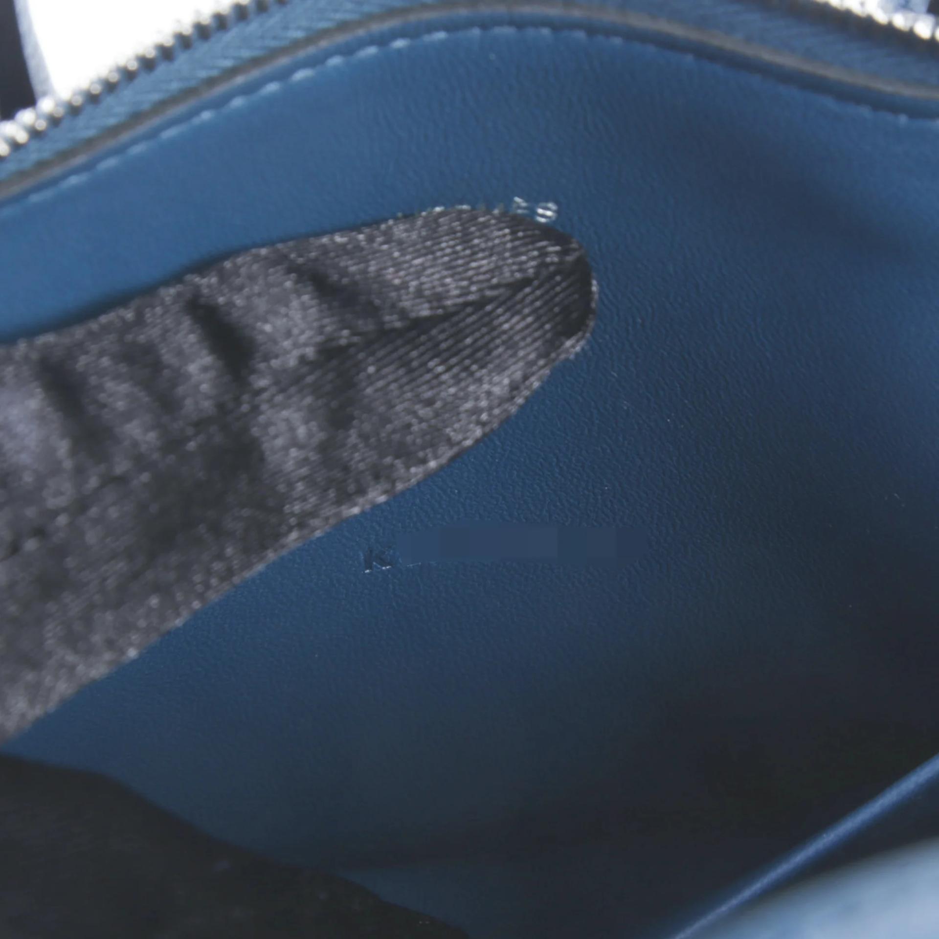 全新 HERMÈS 愛馬仕 Mini Bolide 1923 S4 深邃藍 Deep Blue Chevre山羊皮 銀扣 K刻 2025年 - 11