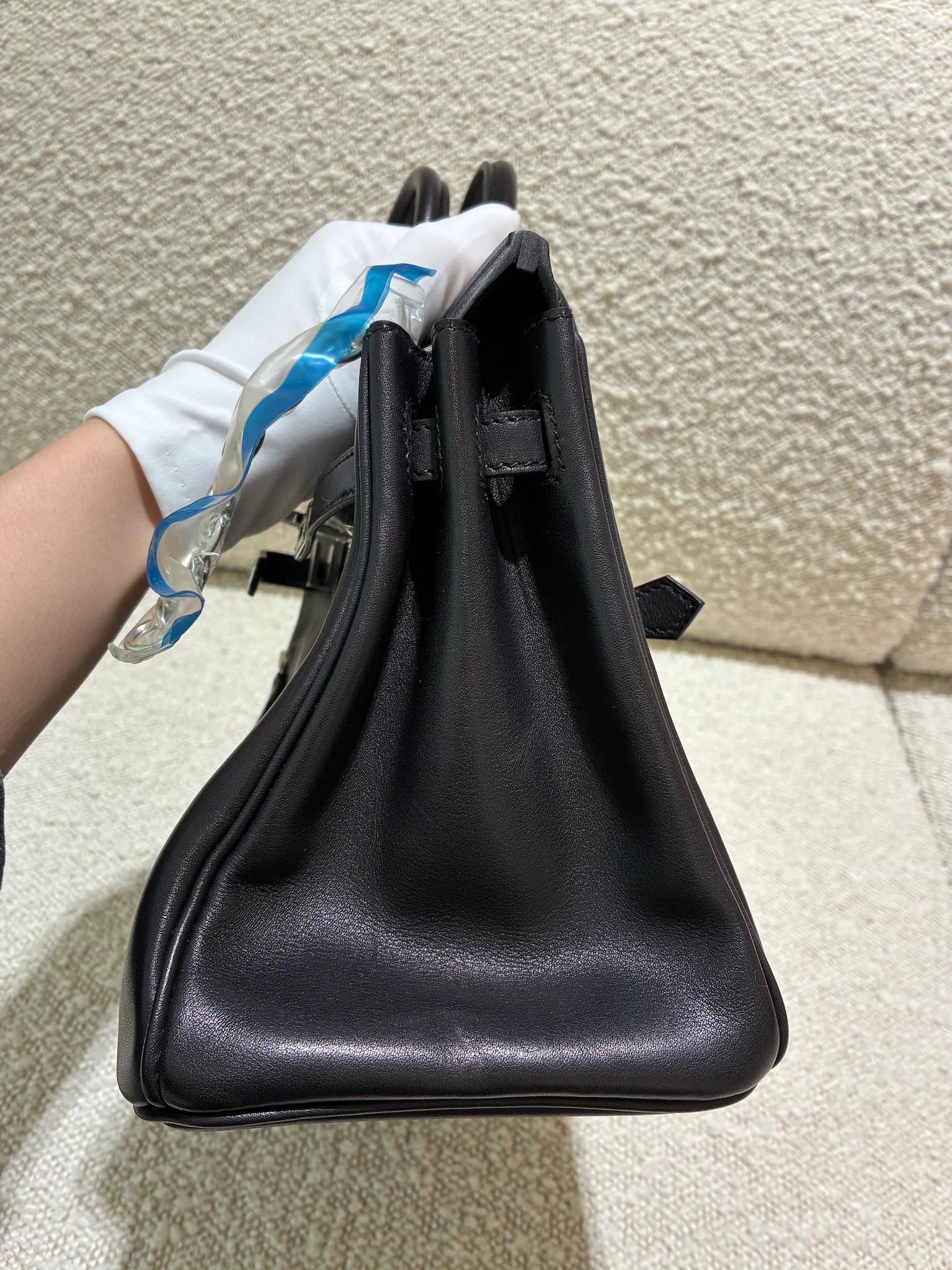 ランク NS 未使用品 HERMÈS エルメス 限定品 バーキンロック25 ブラック (89) ヴォリュプト シルバー金具 W刻印 (2024) - 15