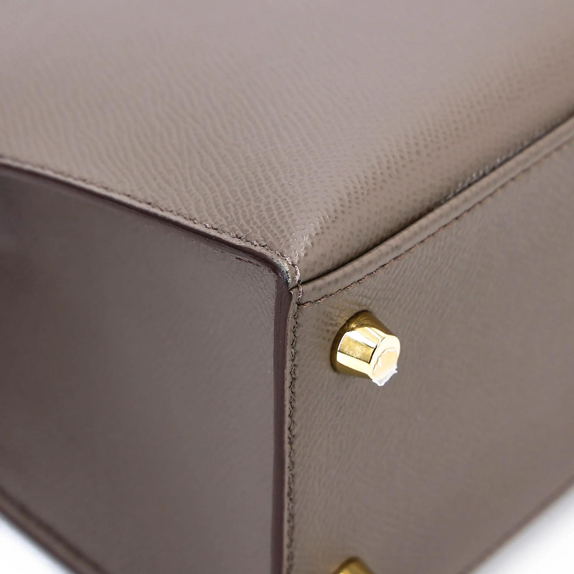 A美品 HERMÈS 愛馬仕 Kelly 25 外縫 8F 錫器灰 Etain Epsom牛皮 金扣 Y刻 2020年 - 14