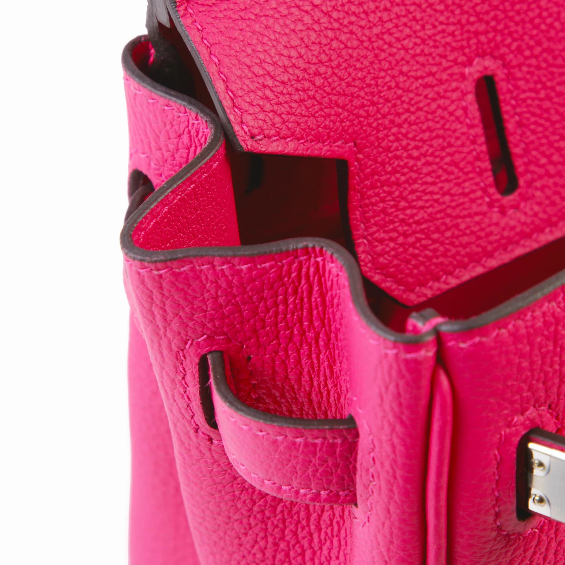 全新 HERMÈS 愛馬仕 Birkin 25 0D 墨西哥粉 Rose Mexico Togo小牛皮 銀扣 G刻 2026年 - 12