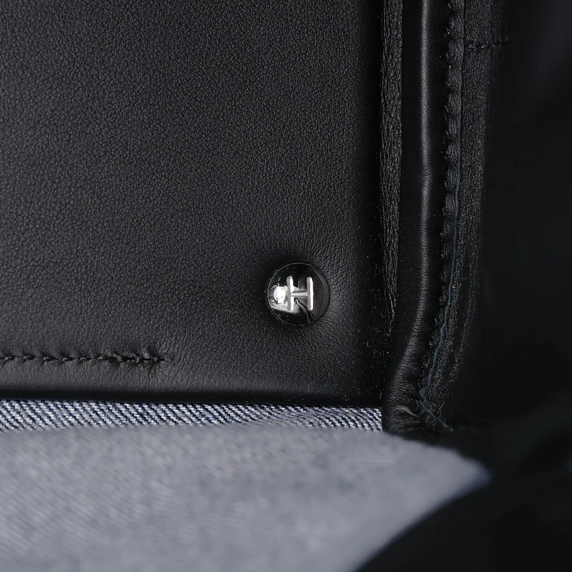 Brand New ( Rank N ) HERMÈS Limited Edition Birkin Cargo 25 Denim Noir (89) Denim Swift Palladium hardware G (2026) - 20