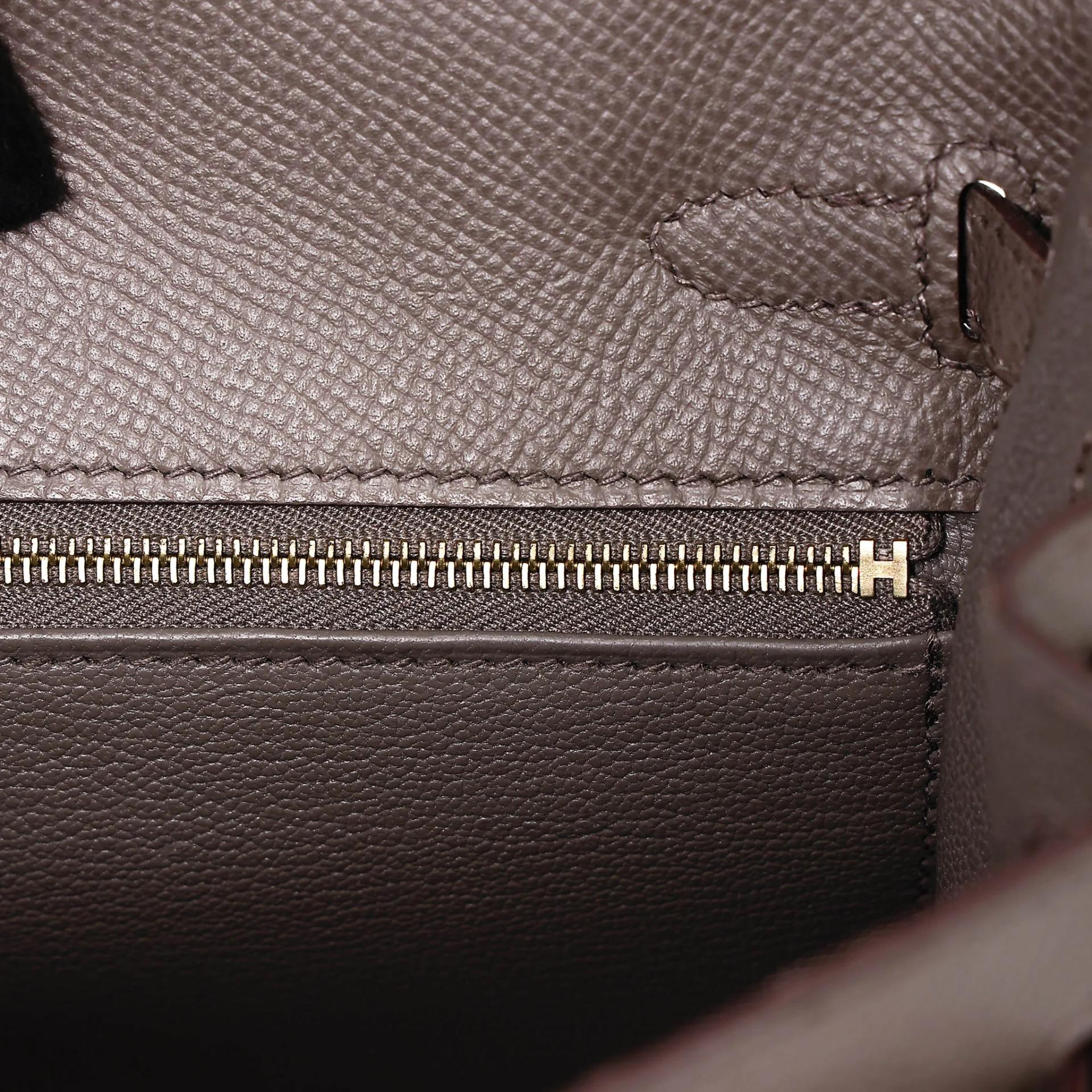 A美品 HERMÈS 愛馬仕 Kelly 25 外縫 8F 錫器灰 Etain Epsom牛皮 金扣 Y刻 2020年 - 27