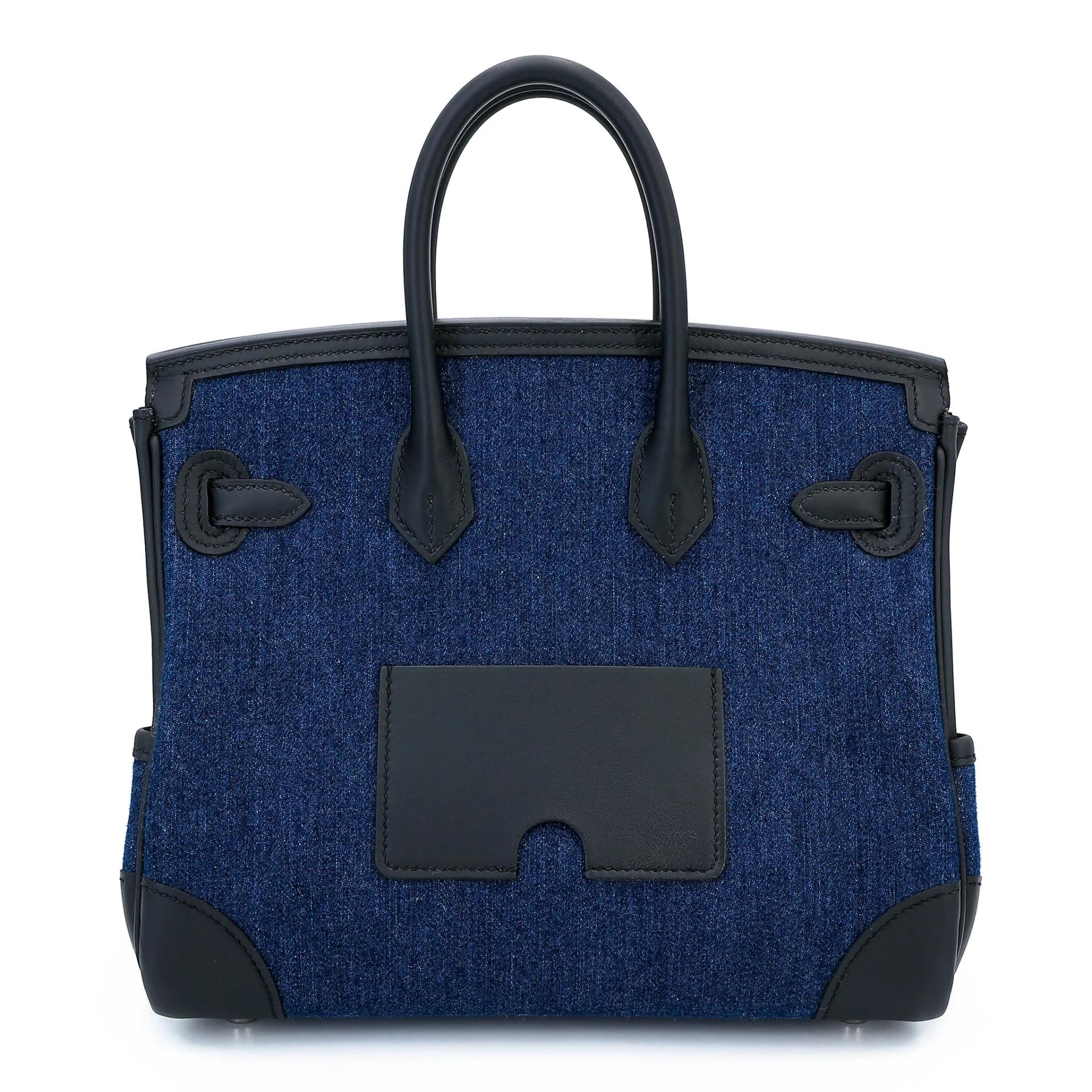 Birkin Cargo 25 Denim Noir (89)