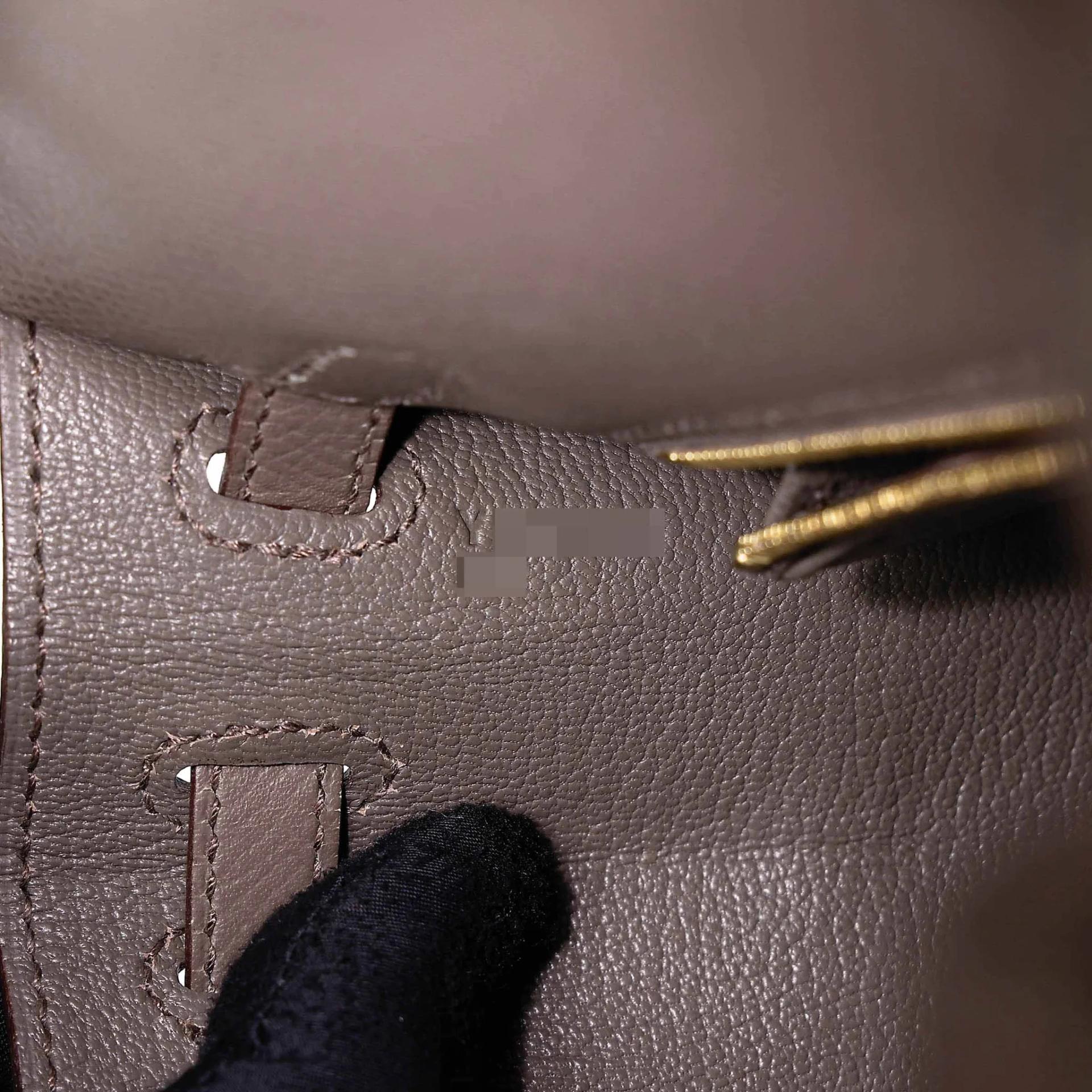 A美品 HERMÈS 愛馬仕 Kelly 25 外縫 8F 錫器灰 Etain Epsom牛皮 金扣 Y刻 2020年 - 28