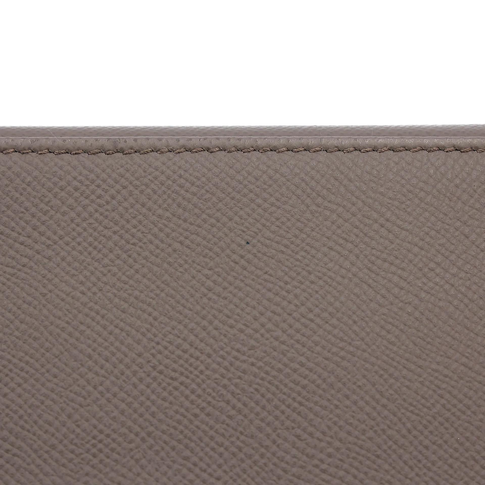 A美品 HERMÈS 愛馬仕 Kelly 25 外縫 8F 錫器灰 Etain Epsom牛皮 金扣 Y刻 2020年 - 15