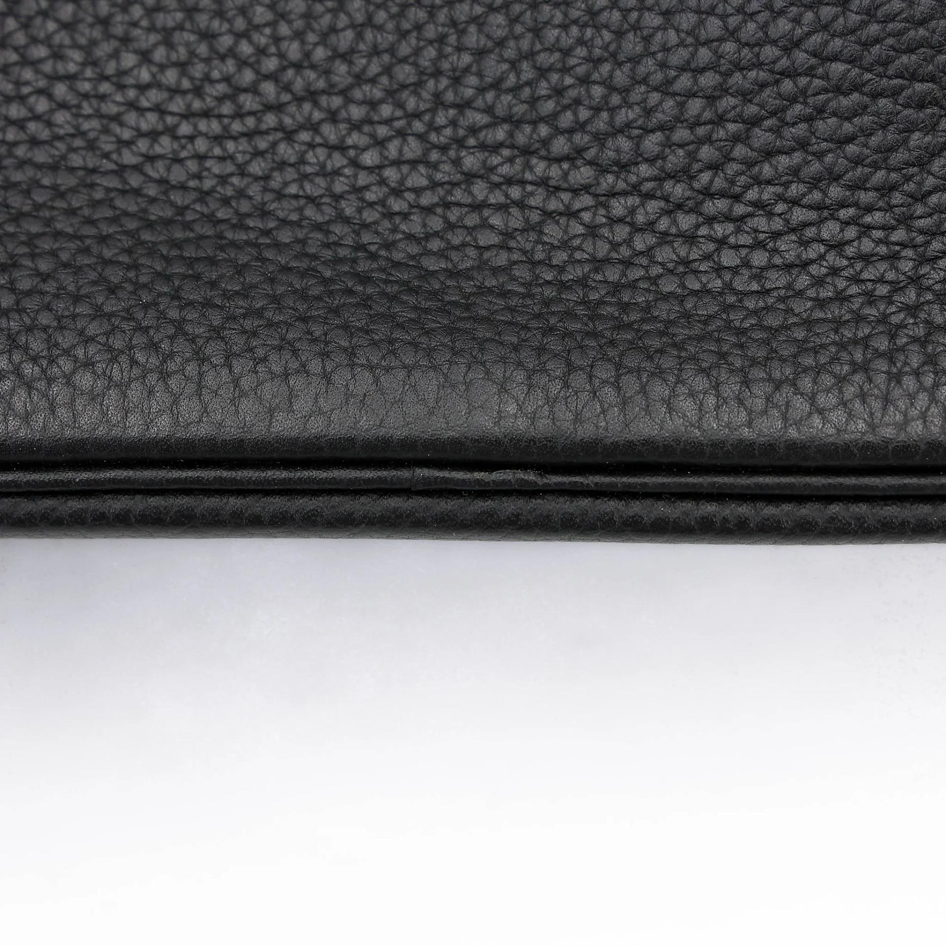 Very Good ( Rank A) HERMÈS Birkin 30 Plomb (8P) Clemence Palladium hardware Square R (2014) - 15