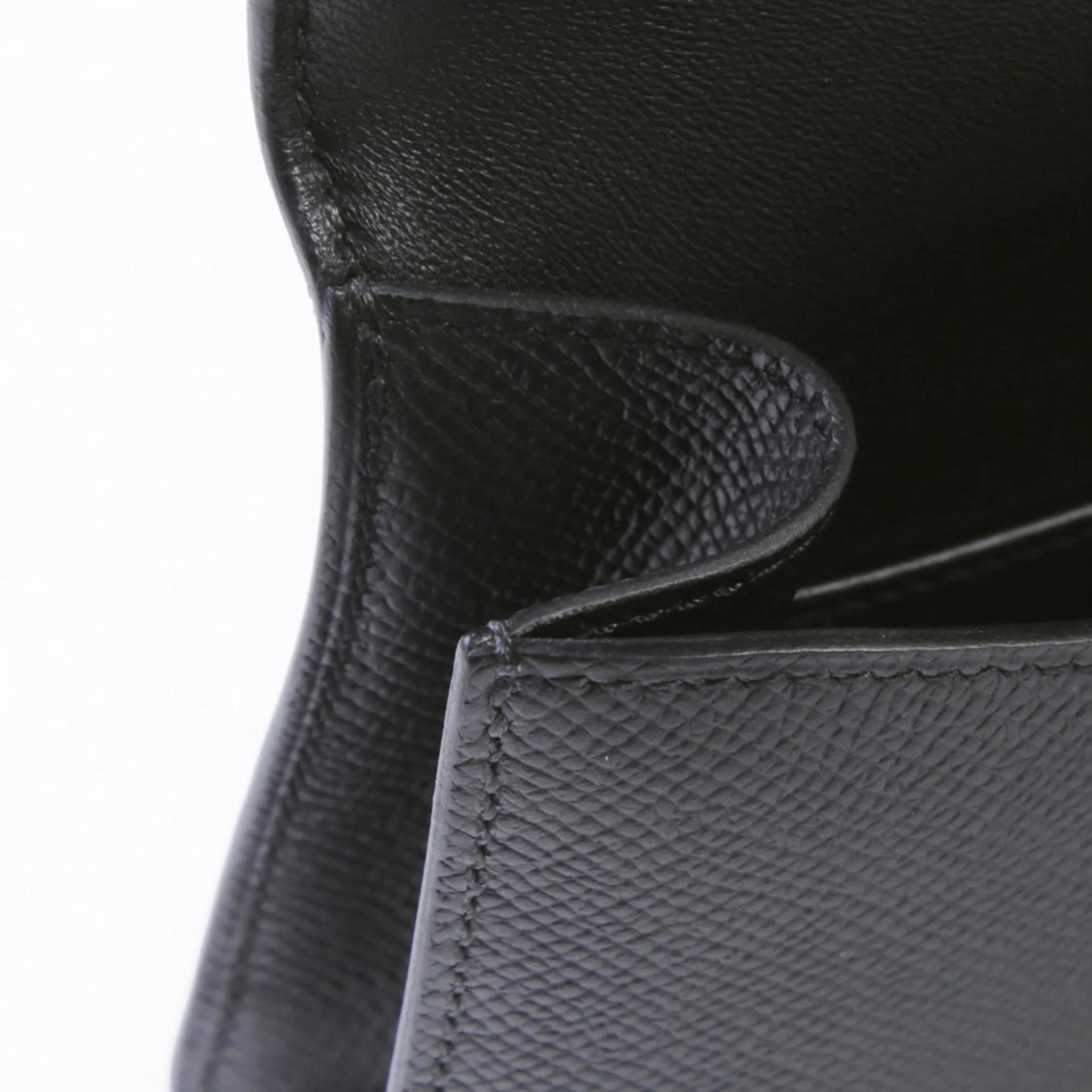 全新 HERMÈS 愛馬仕 Constance 康康 Elan 89 黑色 Noir (Black) Epsom牛皮 銀扣 K刻 2025年 - 13