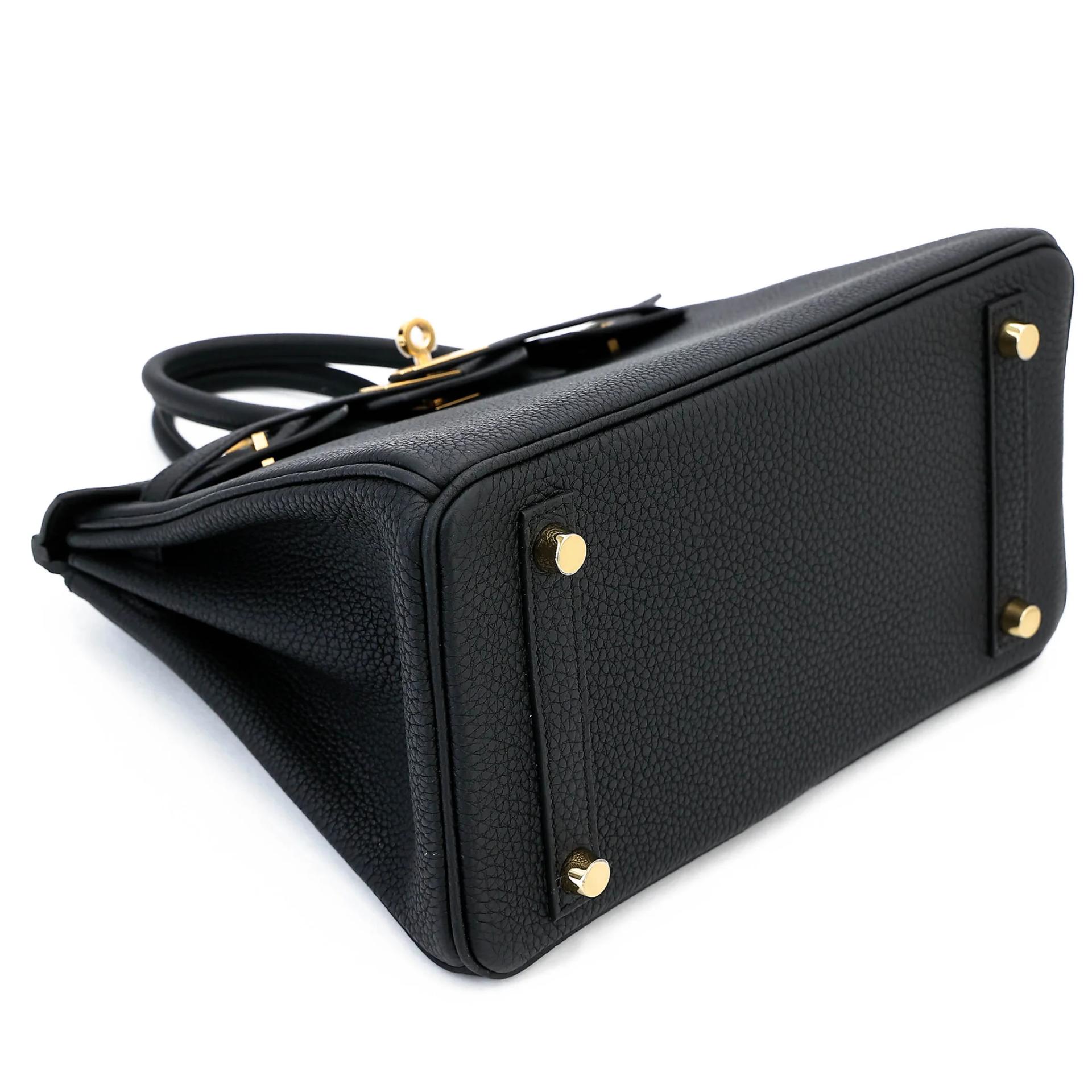 Brand New ( Rank N ) HERMÈS Birkin 25 Noir (89) Togo Gold hardware G (2026) - 5