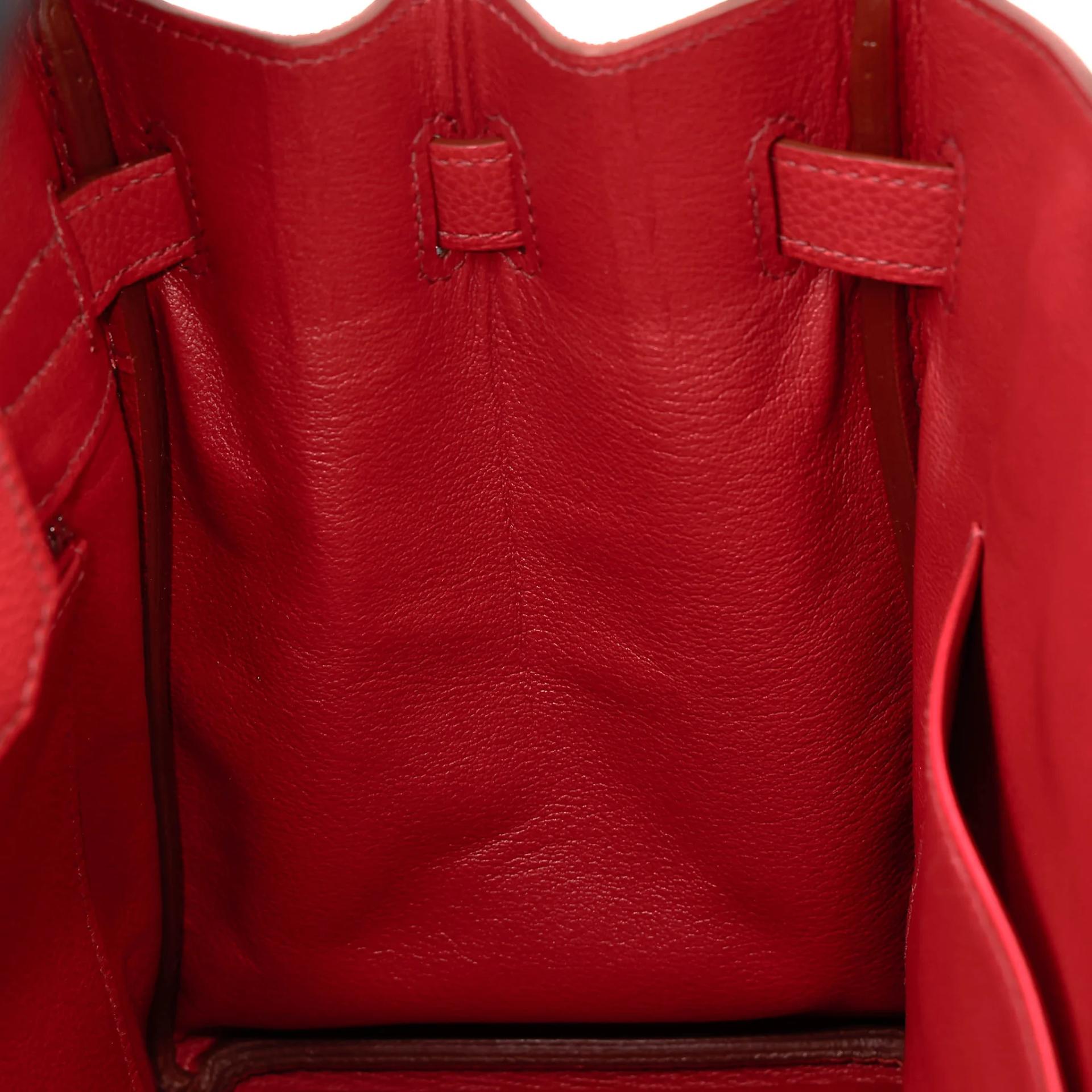 A美品 HERMÈS 愛馬仕 Birkin 30 54 茜草紅 Rouge Garance Togo小牛皮 銀扣 □M刻 2009年 - 30