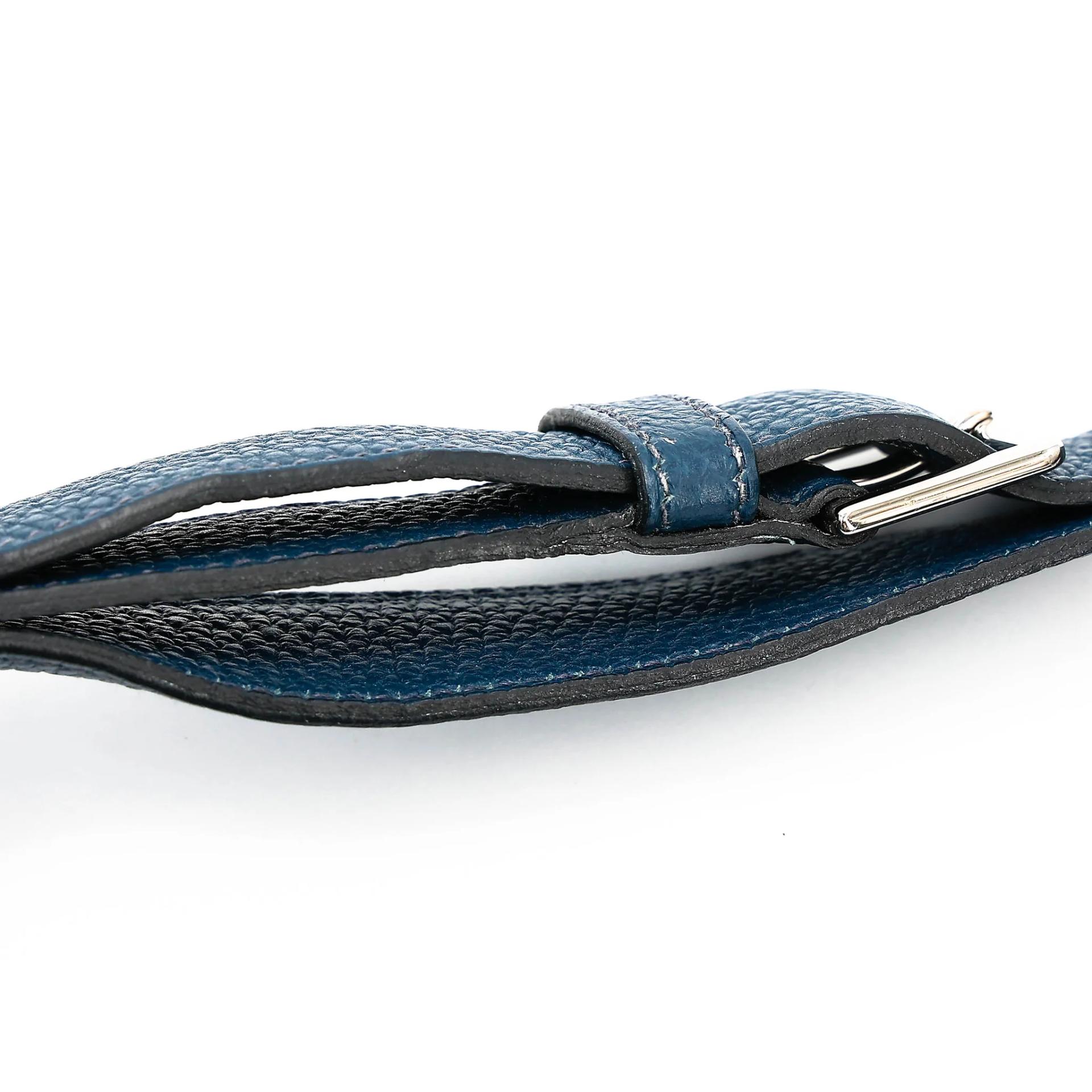 A美品 HERMÈS 愛馬仕 So Kelly 22 7P 普魯士藍 Bleu De Prusse Togo小牛皮 銀扣 □M刻 2009年 - 5
