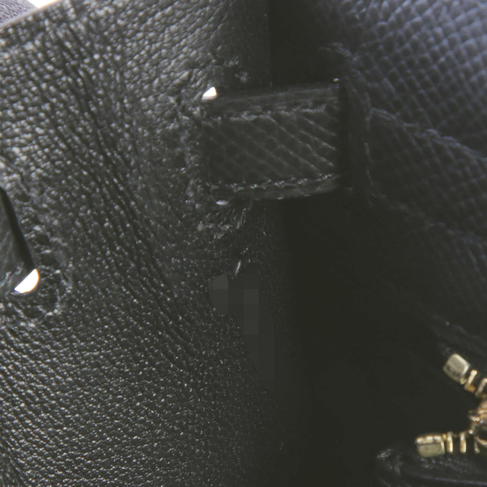 Brand New ( Rank N ) HERMÈS Kelly 25 Sellier Noir (89) Epsom Gold hardware K (2025) - 13