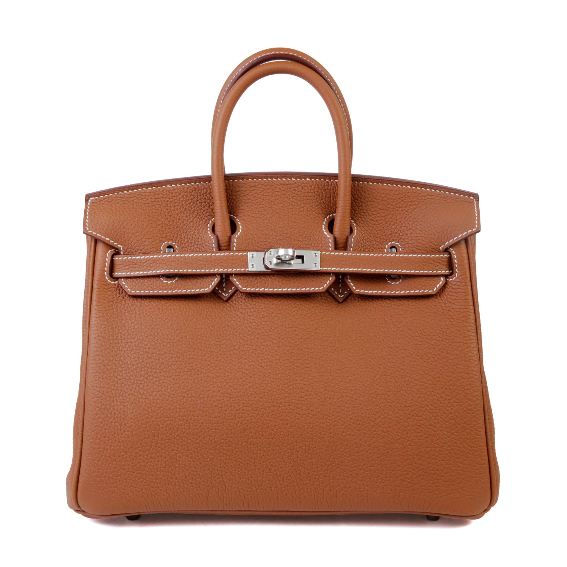 全新 HERMÈS 愛馬仕 Birkin 25 37 金棕色 Gold Togo小牛皮 銀扣 G刻 2026年 - 1