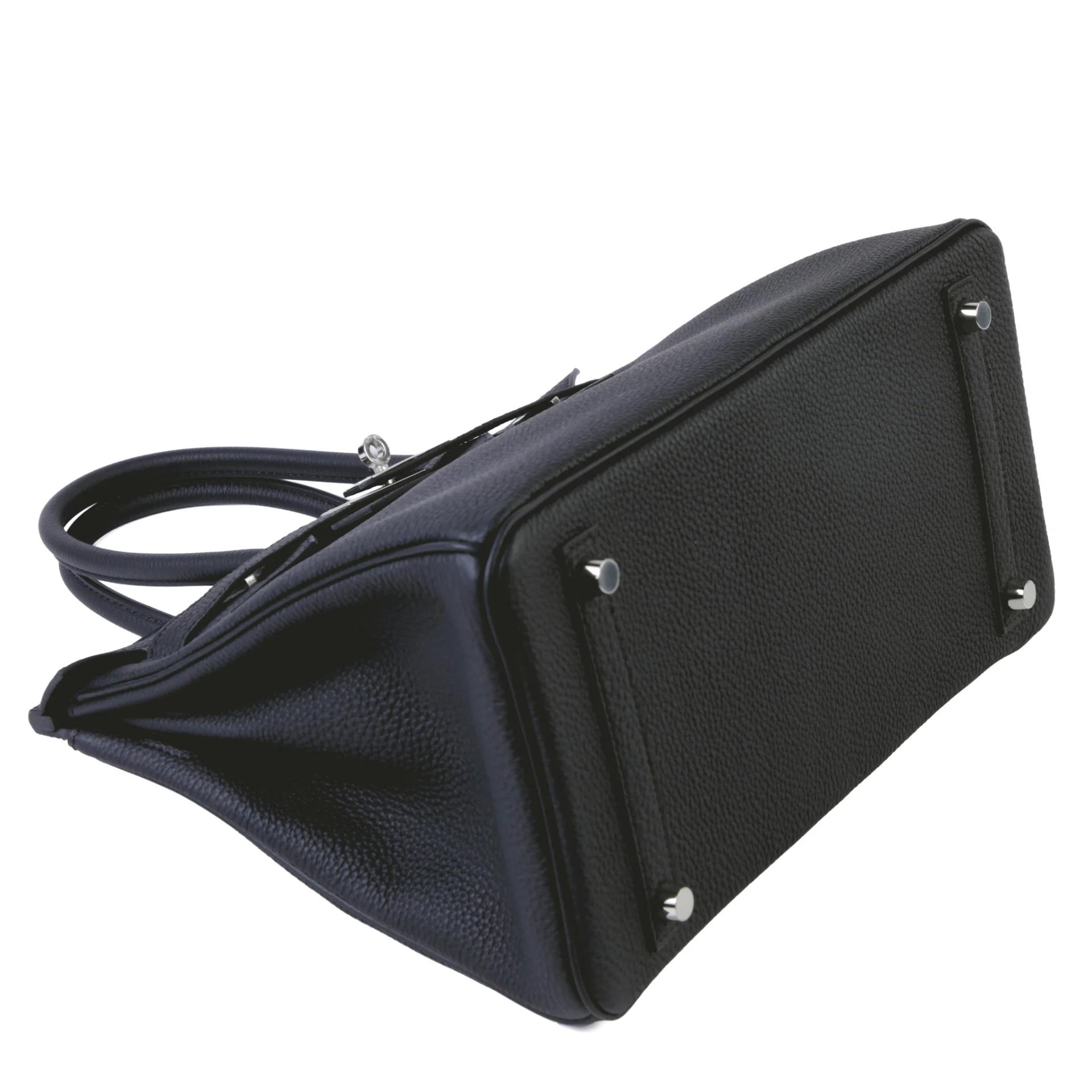 Brand New ( Rank N ) HERMÈS Birkin 30 Noir (89) Togo Palladium hardware G (2026) - 4