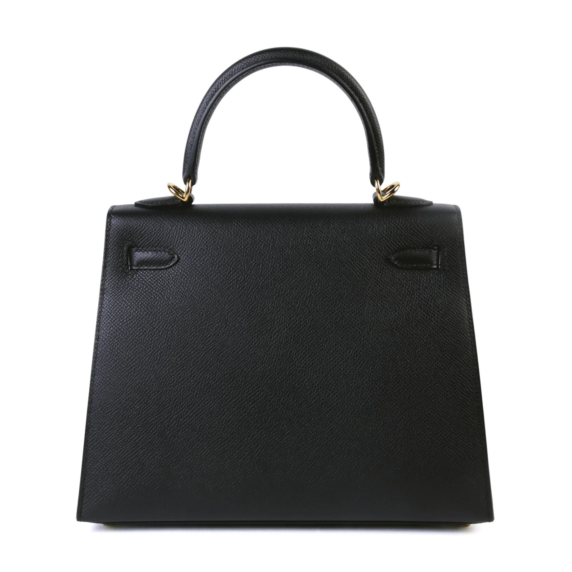 Brand New ( Rank N ) HERMÈS Kelly 25 Sellier Noir (89) Epsom Gold hardware K (2025) - 2