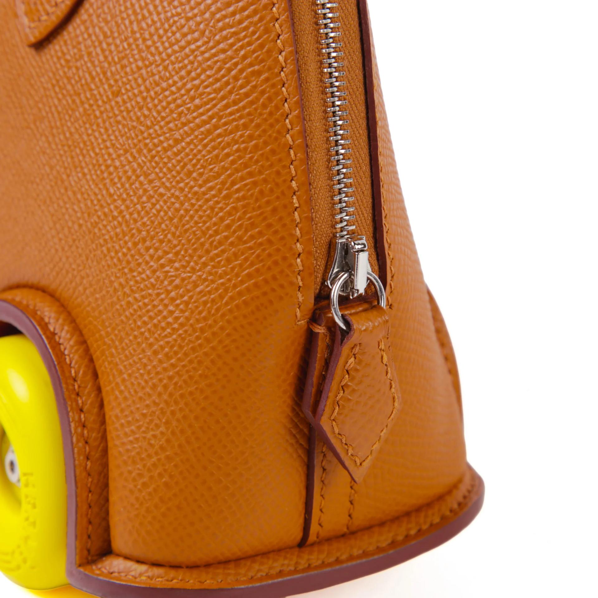 Very Good ( Rank A) HERMÈS Limited Edition Bolide On Wheels Gold (37) Jaune Citron (9N) Epsom Palladium hardware U (2022) - 9