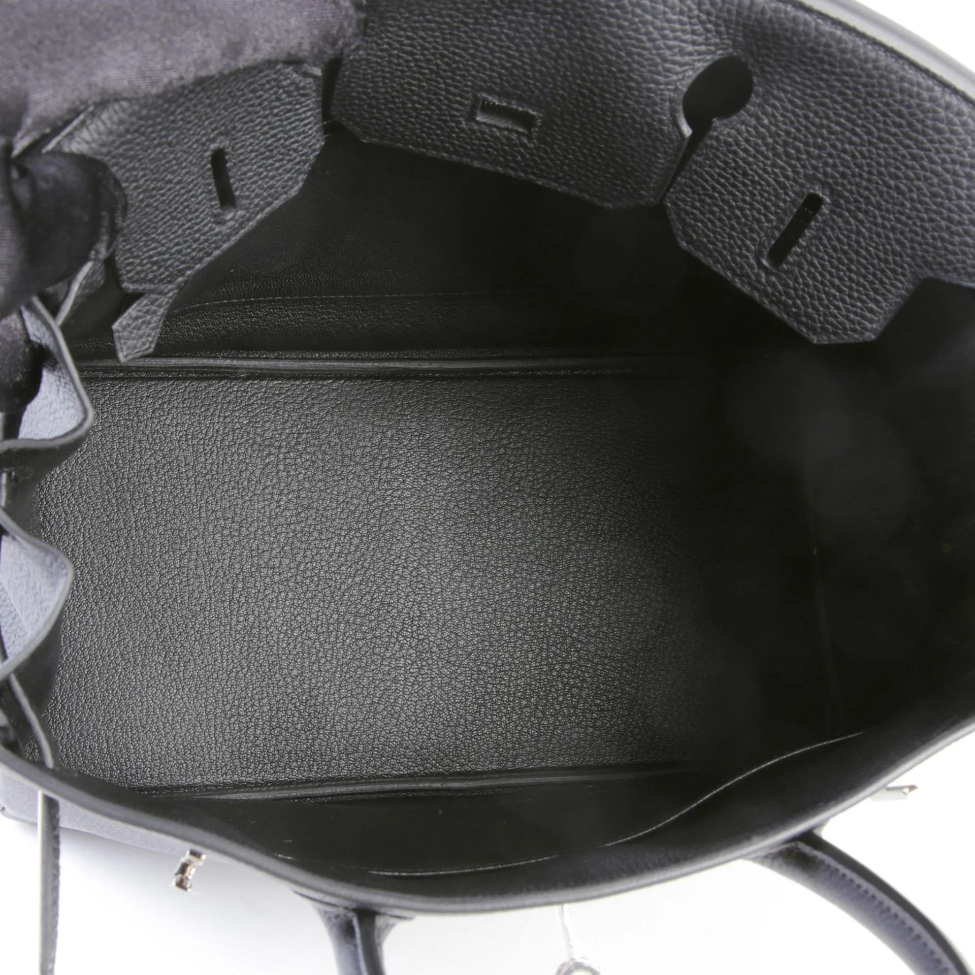 Brand New ( Rank N ) HERMÈS Birkin 30 Noir (89) Togo Palladium hardware G (2026) - 10