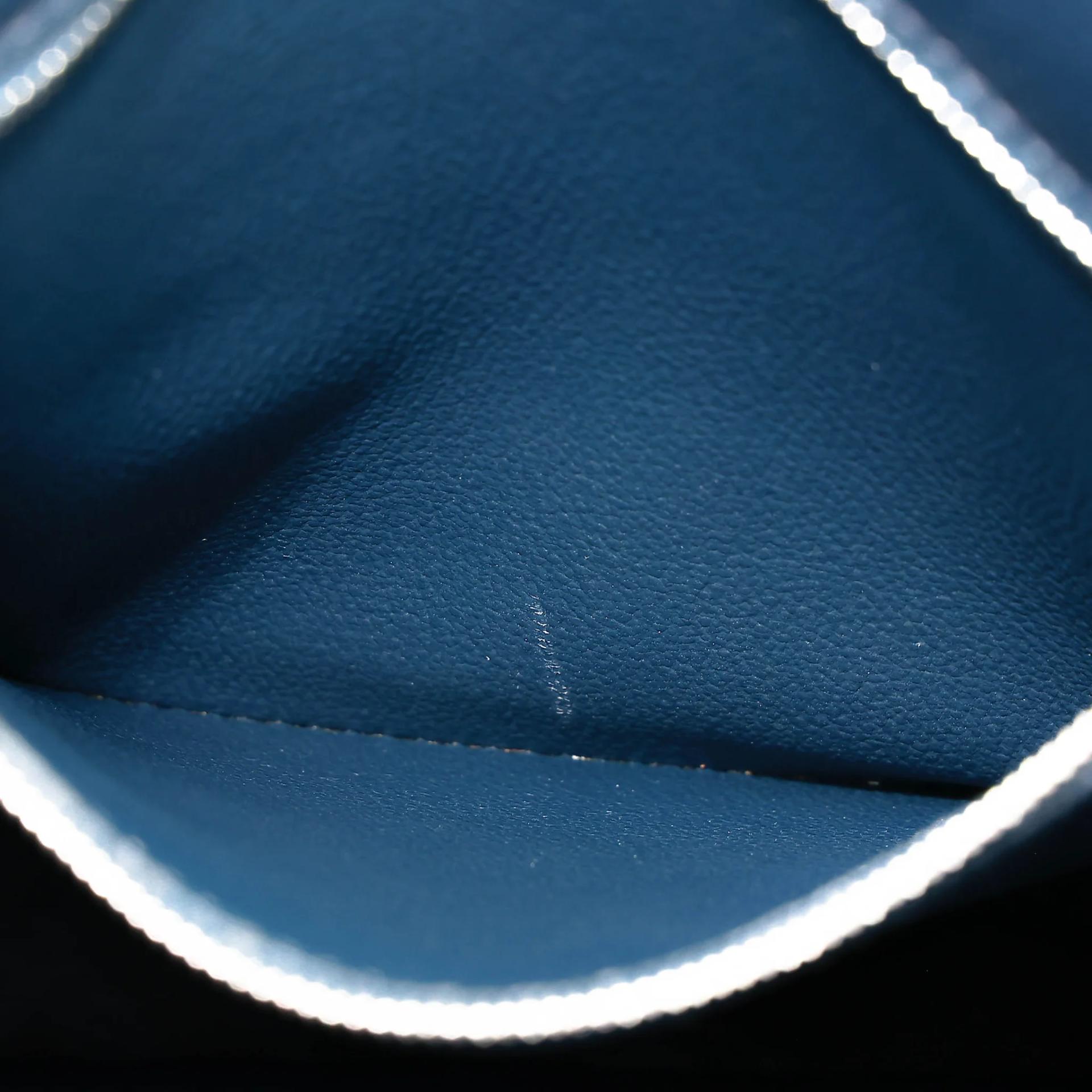 A美品 HERMÈS 愛馬仕 So Kelly 22 7P 普魯士藍 Bleu De Prusse Togo小牛皮 銀扣 □M刻 2009年 - 33