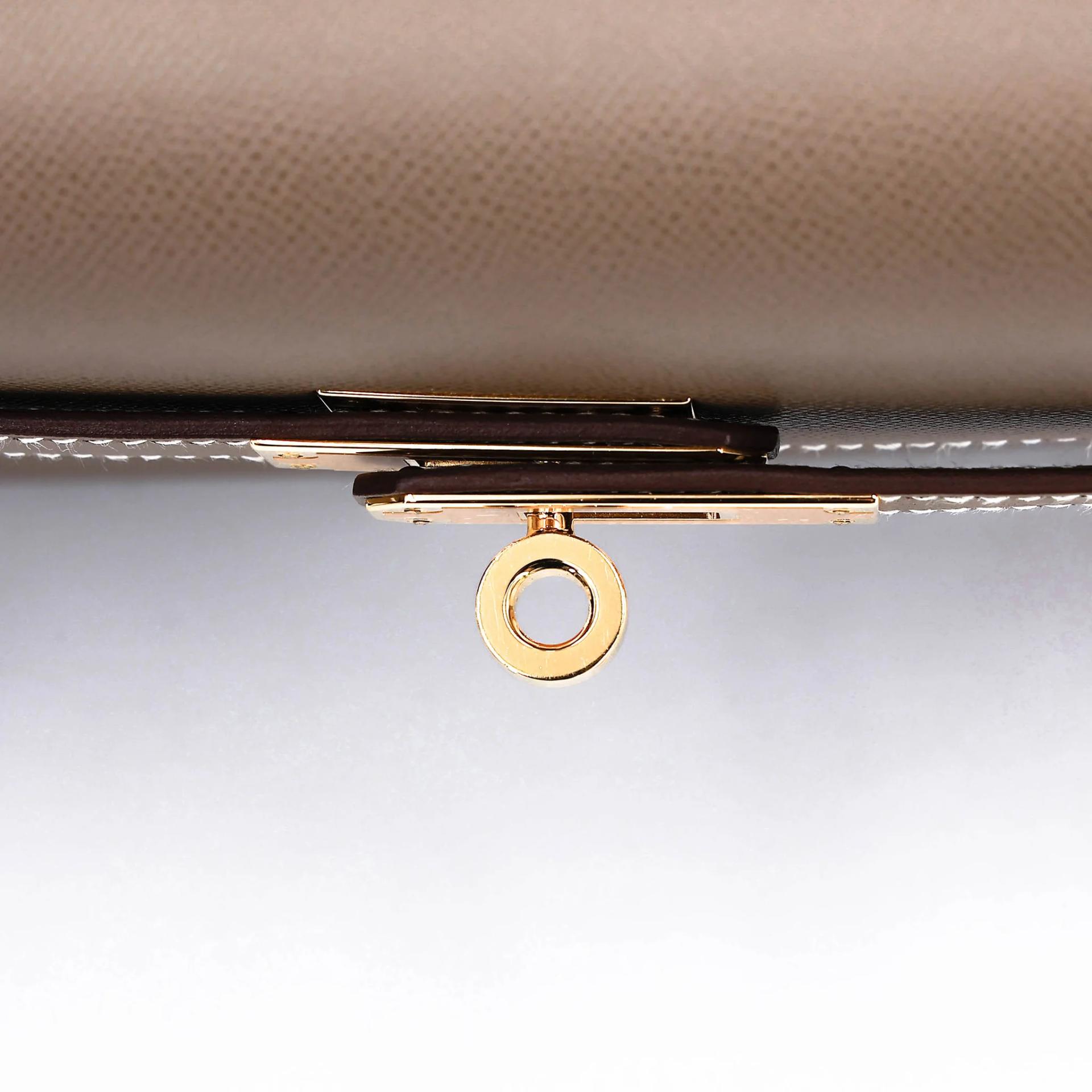 SA超美品 HERMÈS 愛馬仕 Kelly Elan 18 大象灰 Etoupe Madame皮 金扣 B刻 2023年 - 9