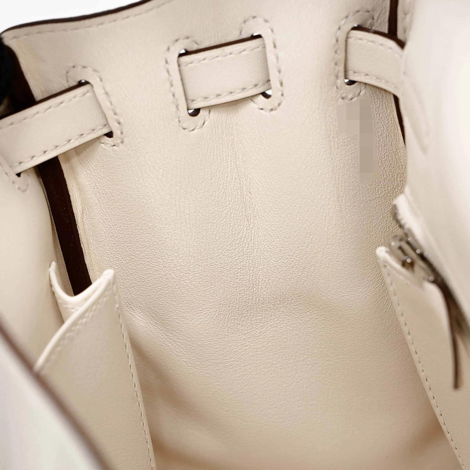 ランク A HERMÈS エルメス 限定品 ケリー25 イン＆アウト ナタ (I2) スイフト シルバー金具 Z刻印 (2021) - 20