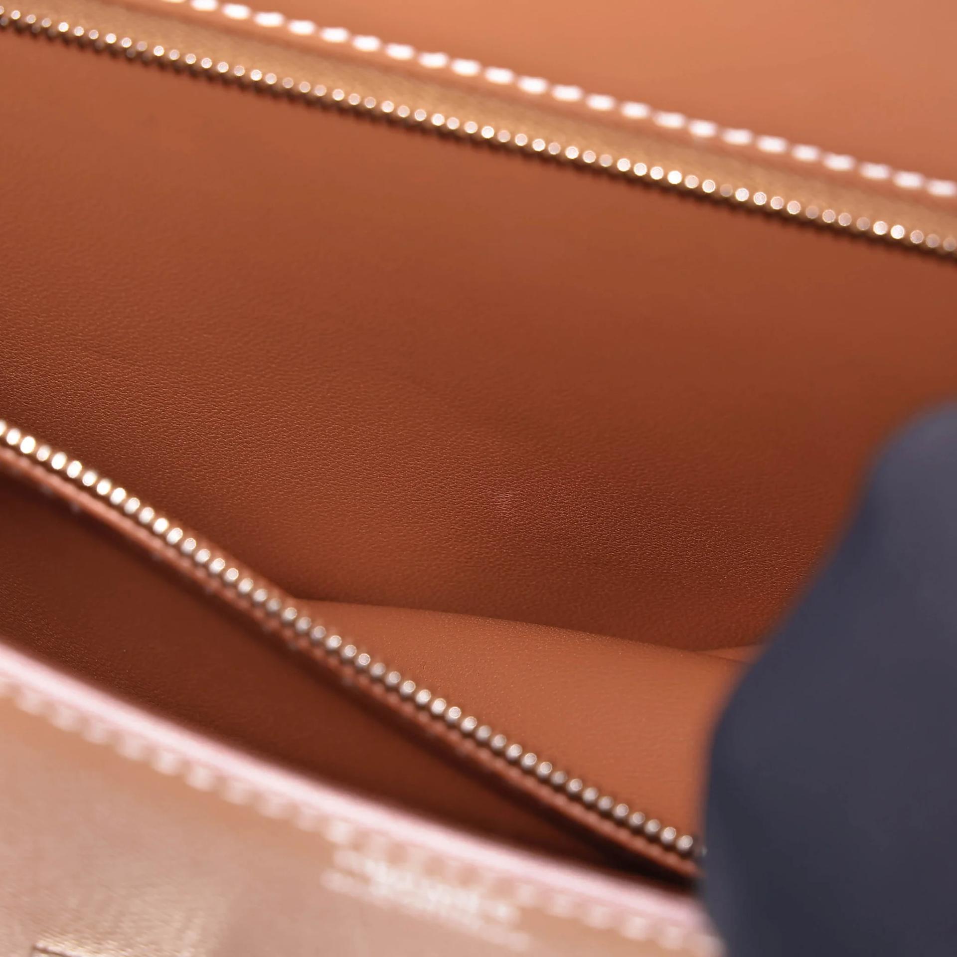 A美品 HERMÈS 愛馬仕 Constance 康康 24 Mirror 37 金棕色 Gold Epsom牛皮 銀扣 K刻 2025年 - 20