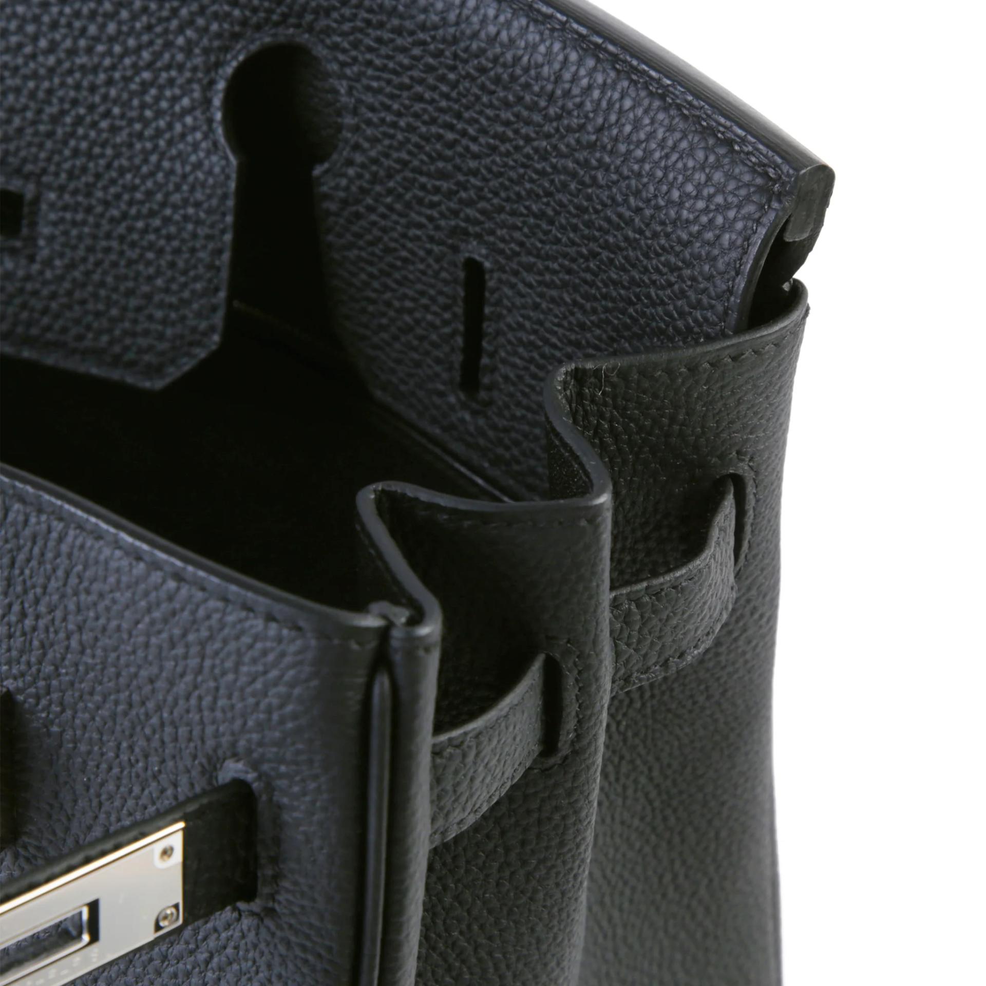 Brand New ( Rank N ) HERMÈS Birkin 30 Noir (89) Togo Palladium hardware G (2026) - 11