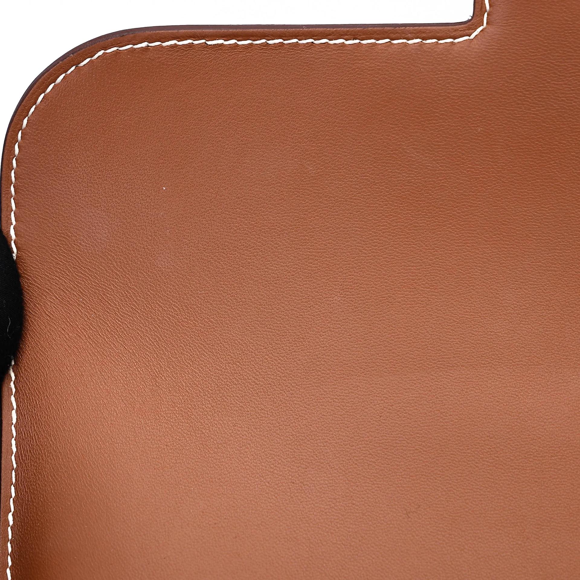 A美品 HERMÈS 愛馬仕 Constance 康康 24 Mirror 37 金棕色 Gold Epsom牛皮 銀扣 K刻 2025年 - 14