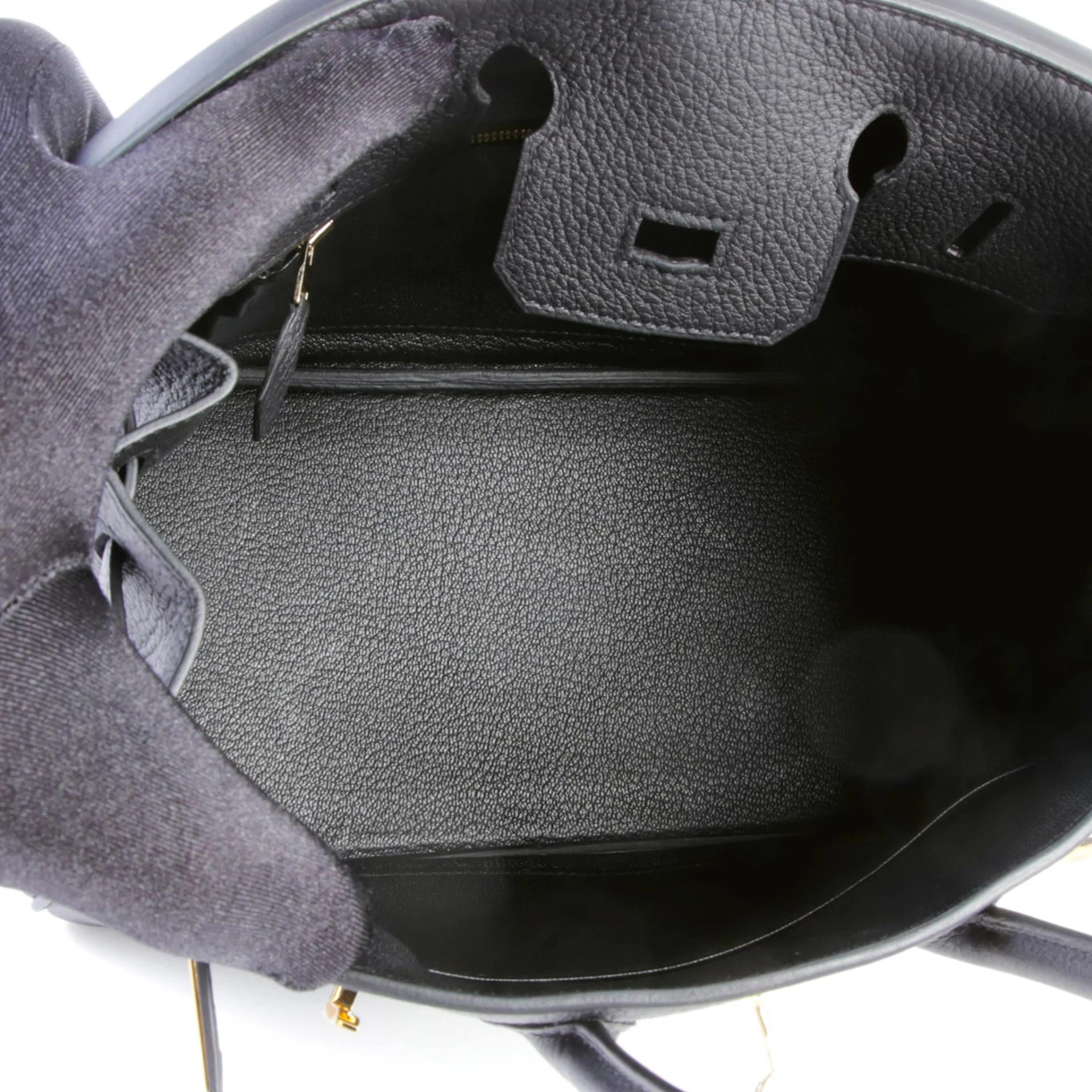 未使用保存品 HERMÈS 愛馬仕 Birkin 25 89 黑色 Noir (Black) Togo小牛皮 金扣 K刻 2025年 - 10