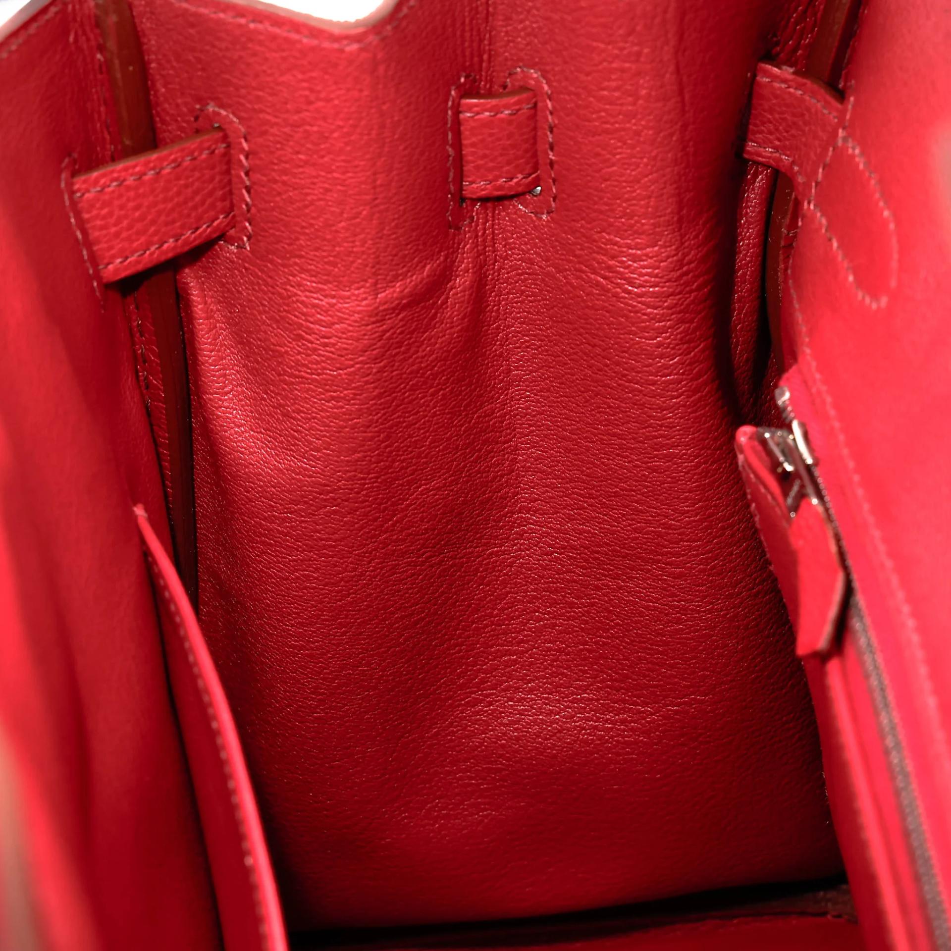 A美品 HERMÈS 愛馬仕 Birkin 30 54 茜草紅 Rouge Garance Togo小牛皮 銀扣 □M刻 2009年 - 29