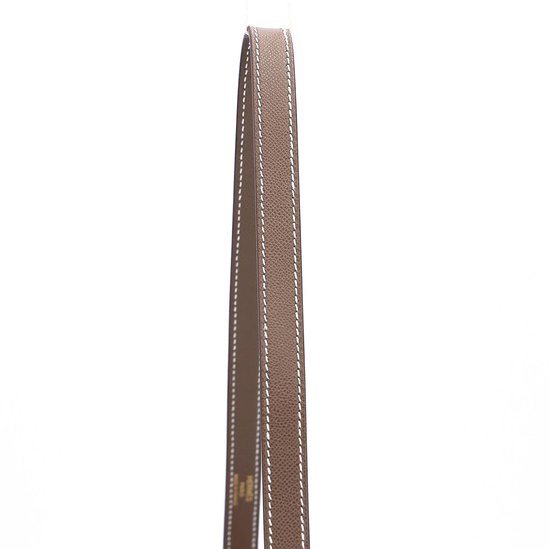 SA超美品 HERMÈS 愛馬仕 Kelly Elan 18 大象灰 Etoupe Madame皮 金扣 B刻 2023年 - 3