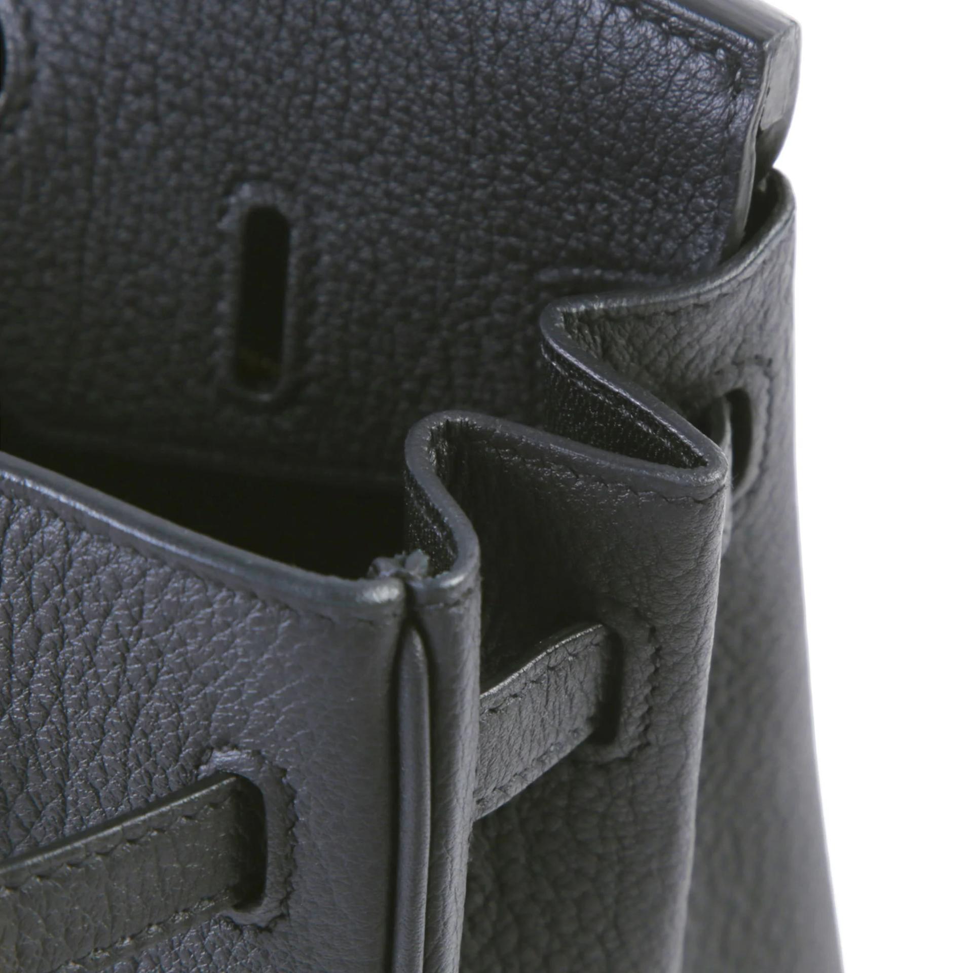 未使用保存品 HERMÈS 愛馬仕 Birkin 25 89 黑色 Noir (Black) Togo小牛皮 金扣 K刻 2025年 - 11