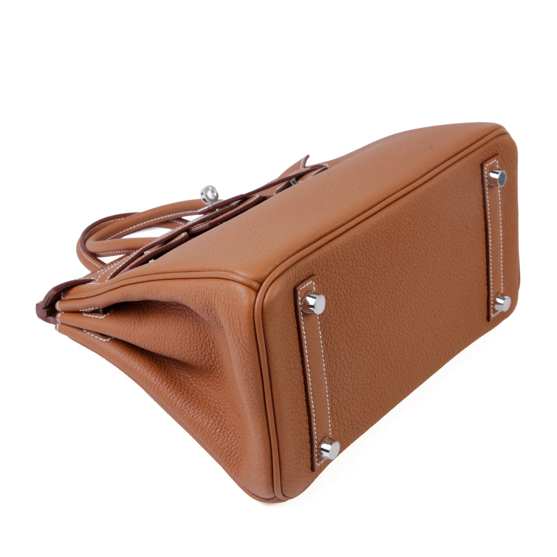 全新 HERMÈS 愛馬仕 Birkin 25 37 金棕色 Gold Togo小牛皮 銀扣 G刻 2026年 - 4
