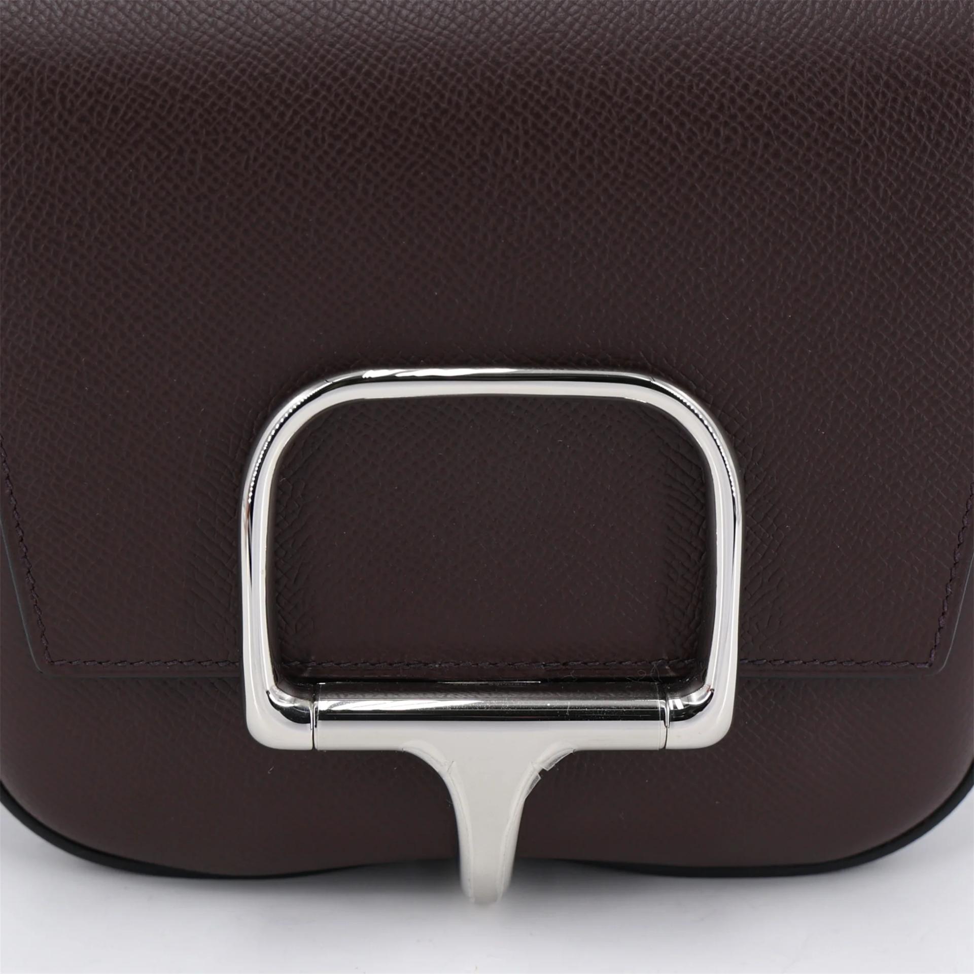 未使用保存品 HERMÈS 愛馬仕 Della Cavalleria mini 0G 馬鞍紅 Rouge Sellier 73 寶石藍 Bleu Saphir Epsom牛皮 銀扣 U刻 2022年 - 8