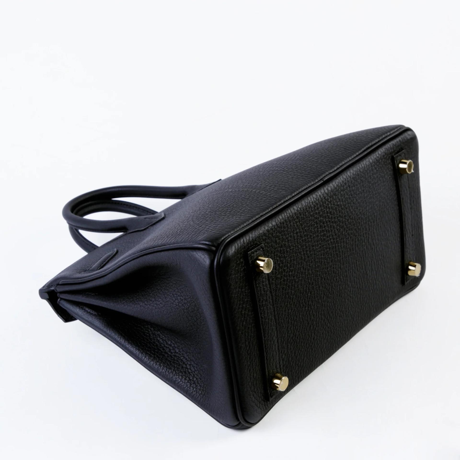 未使用保存品 HERMÈS 愛馬仕 Birkin 25 89 黑色 Noir (Black) Togo小牛皮 金扣 K刻 2025年 - 6