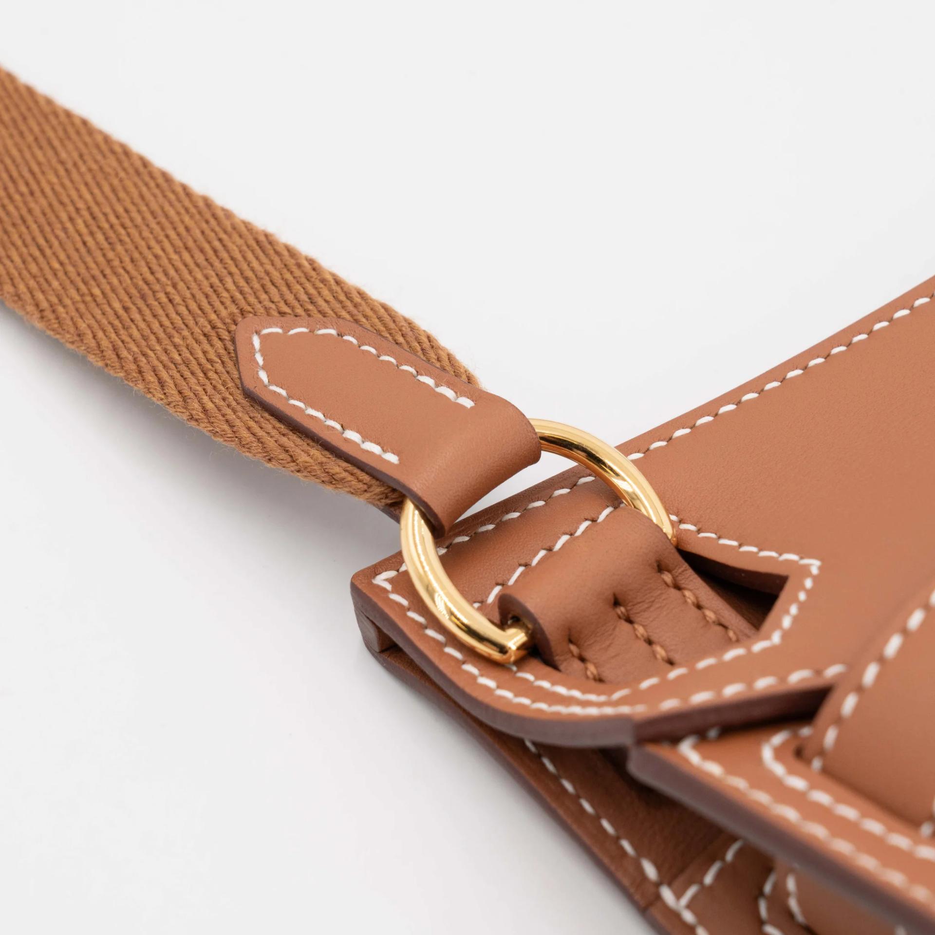 ランク SA HERMÈS エルメス ジプシエールミニ ゴールド (37) スイフト ゴールド金具 W刻印 (2024) - 5
