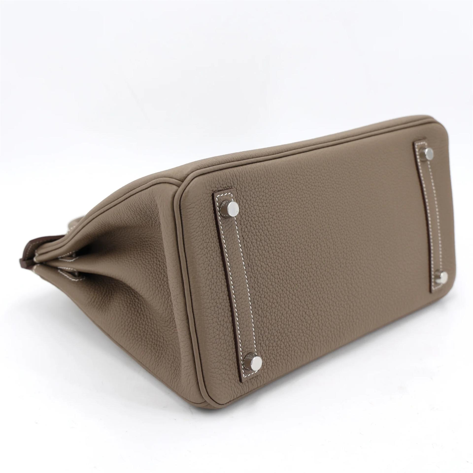 ランク N 新品 HERMÈS エルメス バーキン30 エトゥープ (18) トゴ シルバー金具 K刻印 (2025) - 4