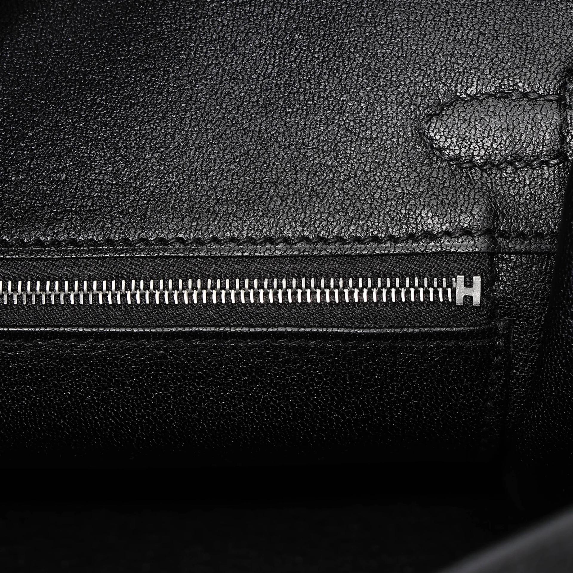 ランク N 新品 HERMÈS エルメス バーキン25 ブラック (89) トゴ シルバー金具 G刻印 (2026) - 12