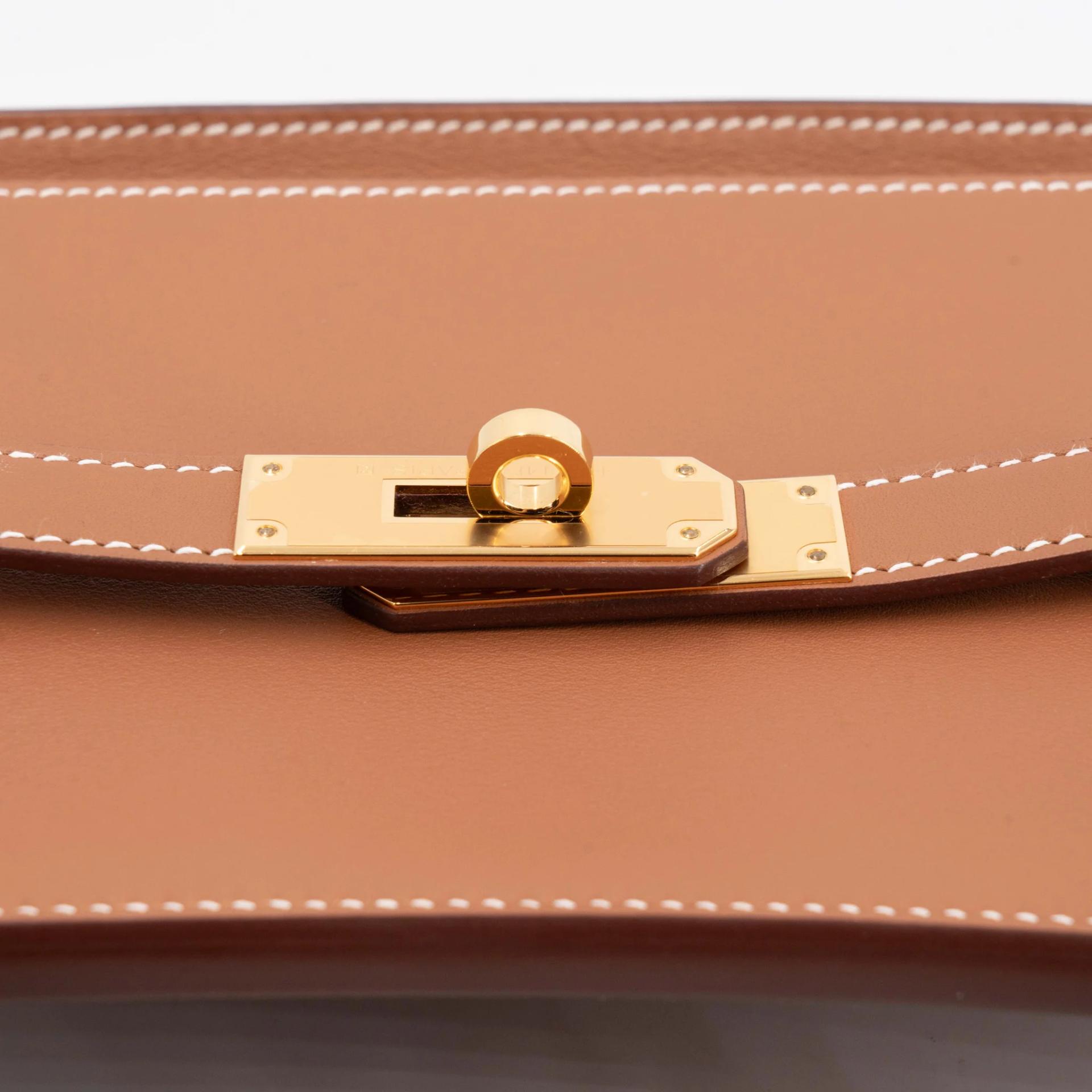 ランク SA HERMÈS エルメス ジプシエールミニ ゴールド (37) スイフト ゴールド金具 W刻印 (2024) - 7
