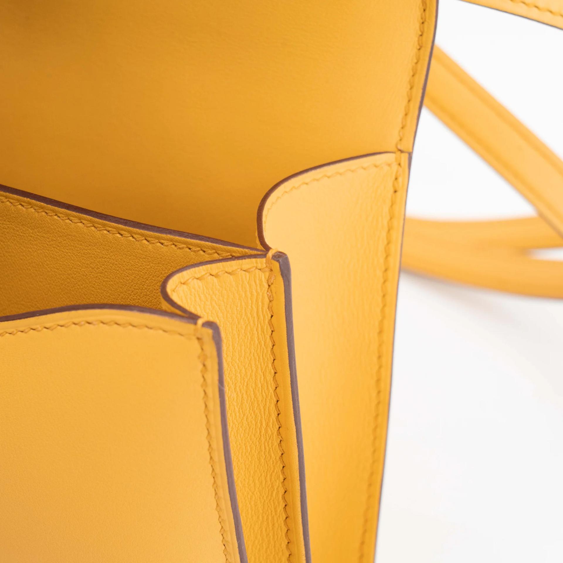 ランク NS 未使用品 HERMÈS エルメス コンスタンス ミニ 19 ミラー サン (B4) スイフト シルバー金具 B刻印 (2023) - 17