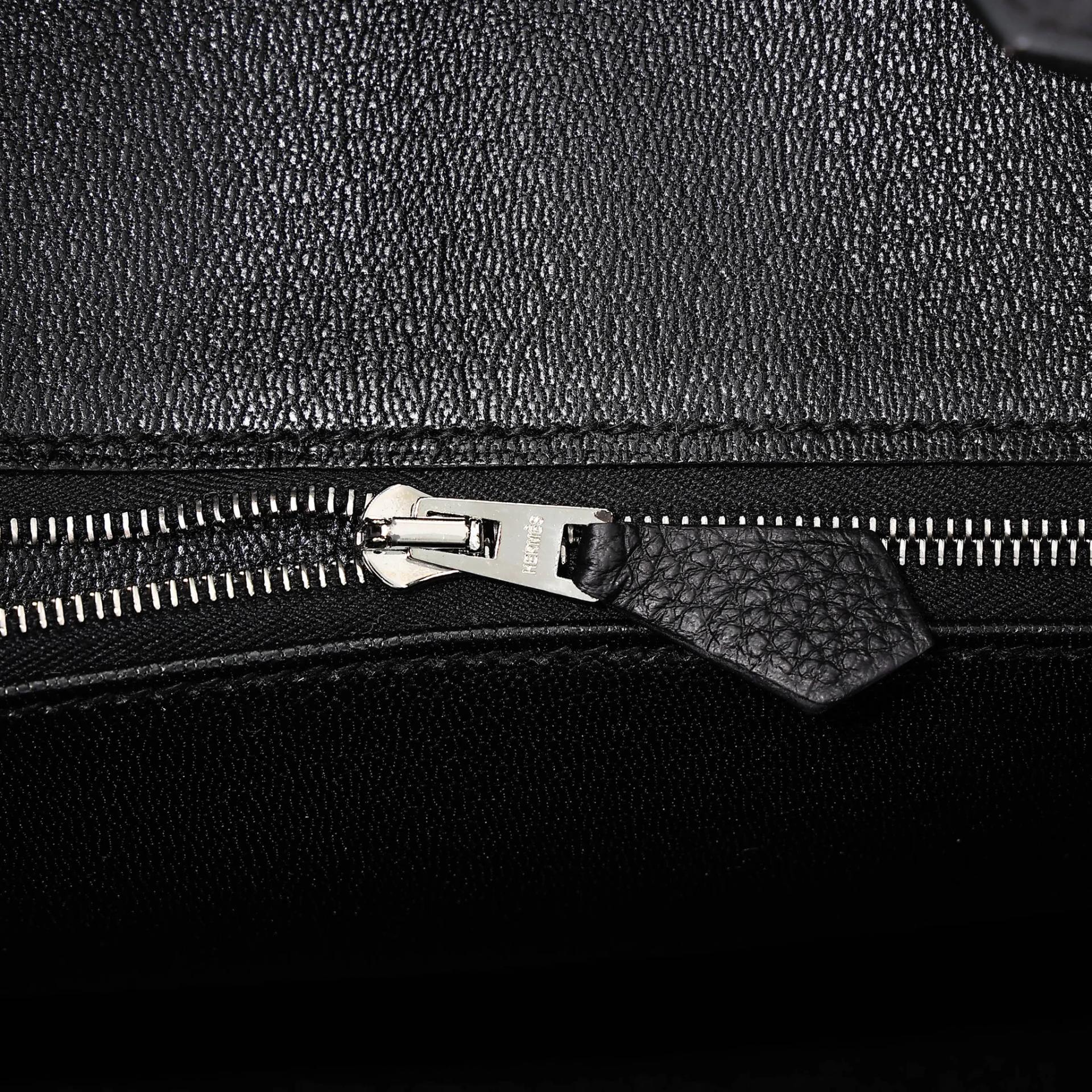 ランク N 新品 HERMÈS エルメス バーキン25 ブラック (89) トゴ シルバー金具 G刻印 (2026) - 11